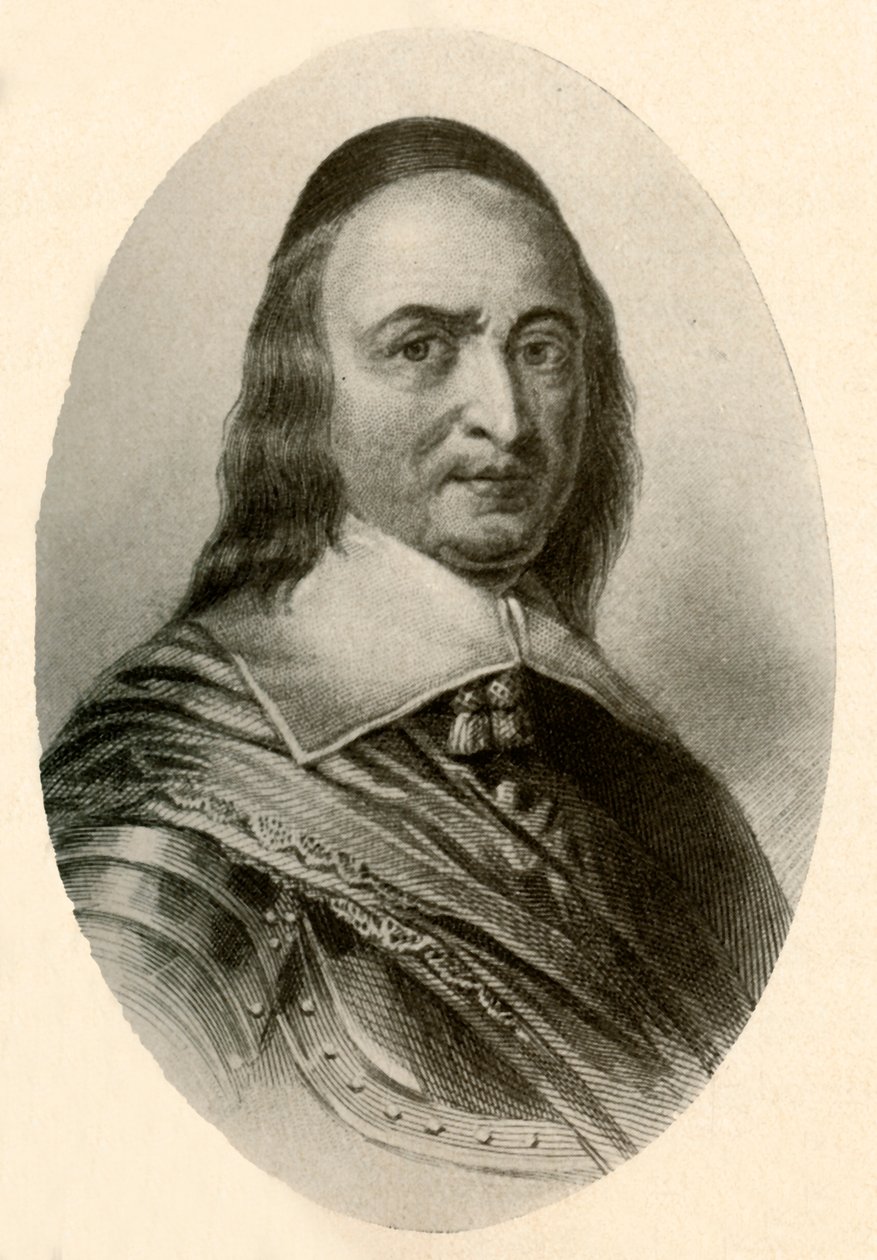 Retrato de Peter Stuyvesant, de armadura e boné de caveira, 1647, 1937. de Unbekannt