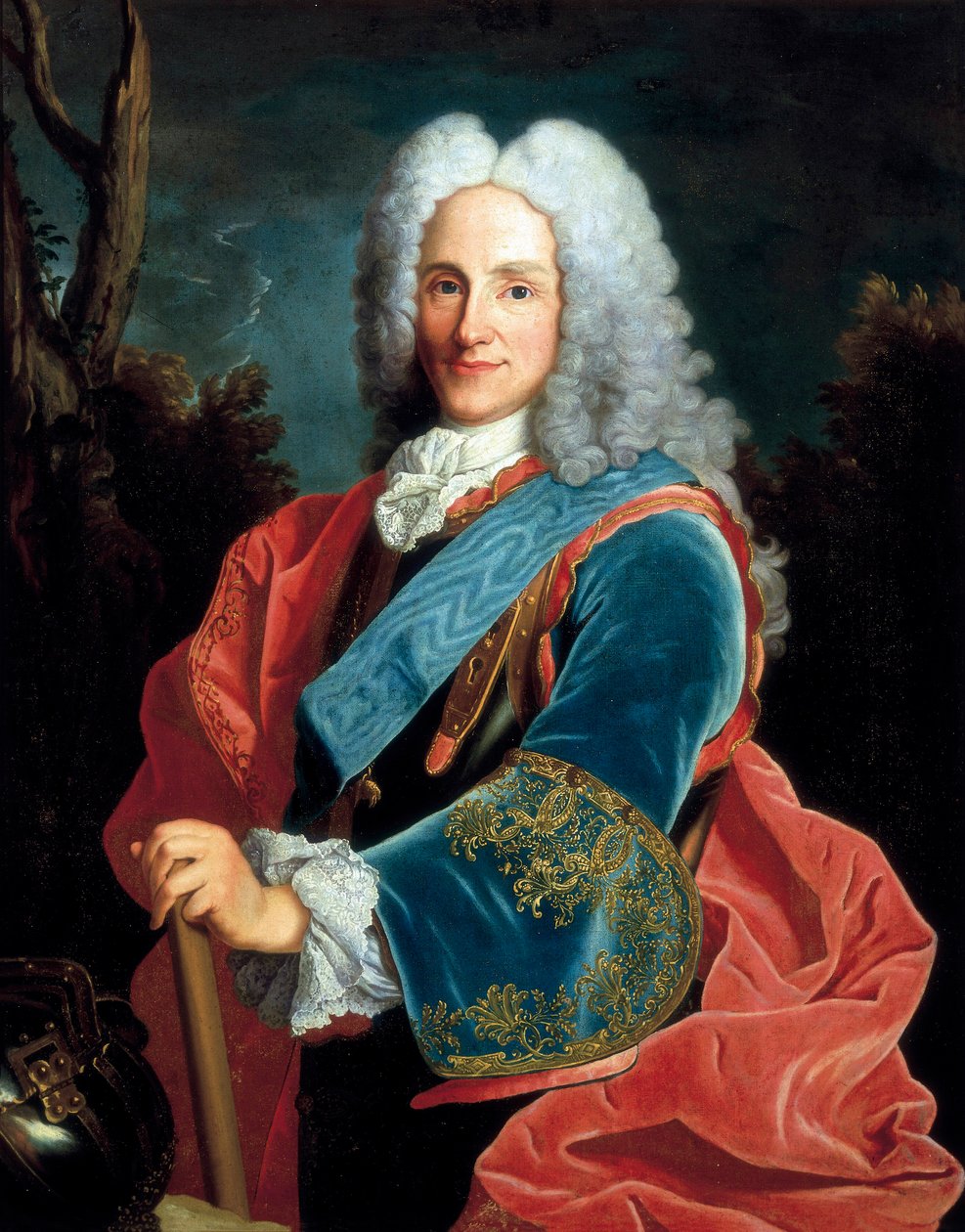 Retrato de Filipe V, rei de Espanha (1683-1746). Pintura anónima, arte barroca. óleo sobre tela. de Unbekannt