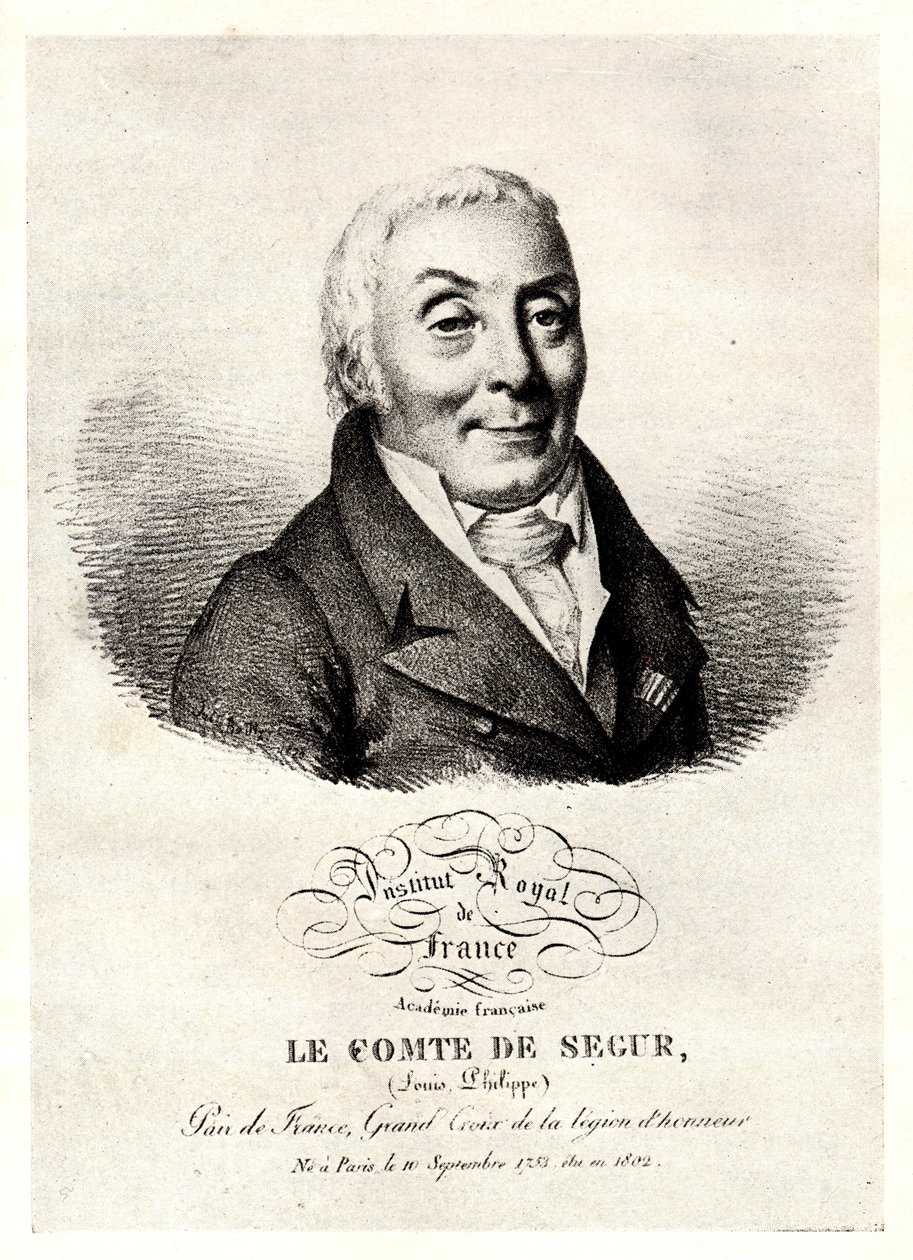 Retrato de Philippe Henri, marquês de Ségur 1724-1801, início do século XIX. de Unbekannt