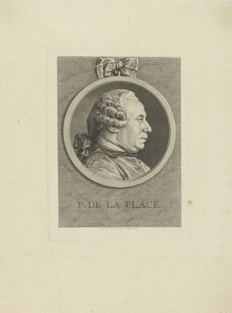 Retrato de Pierre-Antoine de La Place 1707-1793, 1762. de Unbekannt