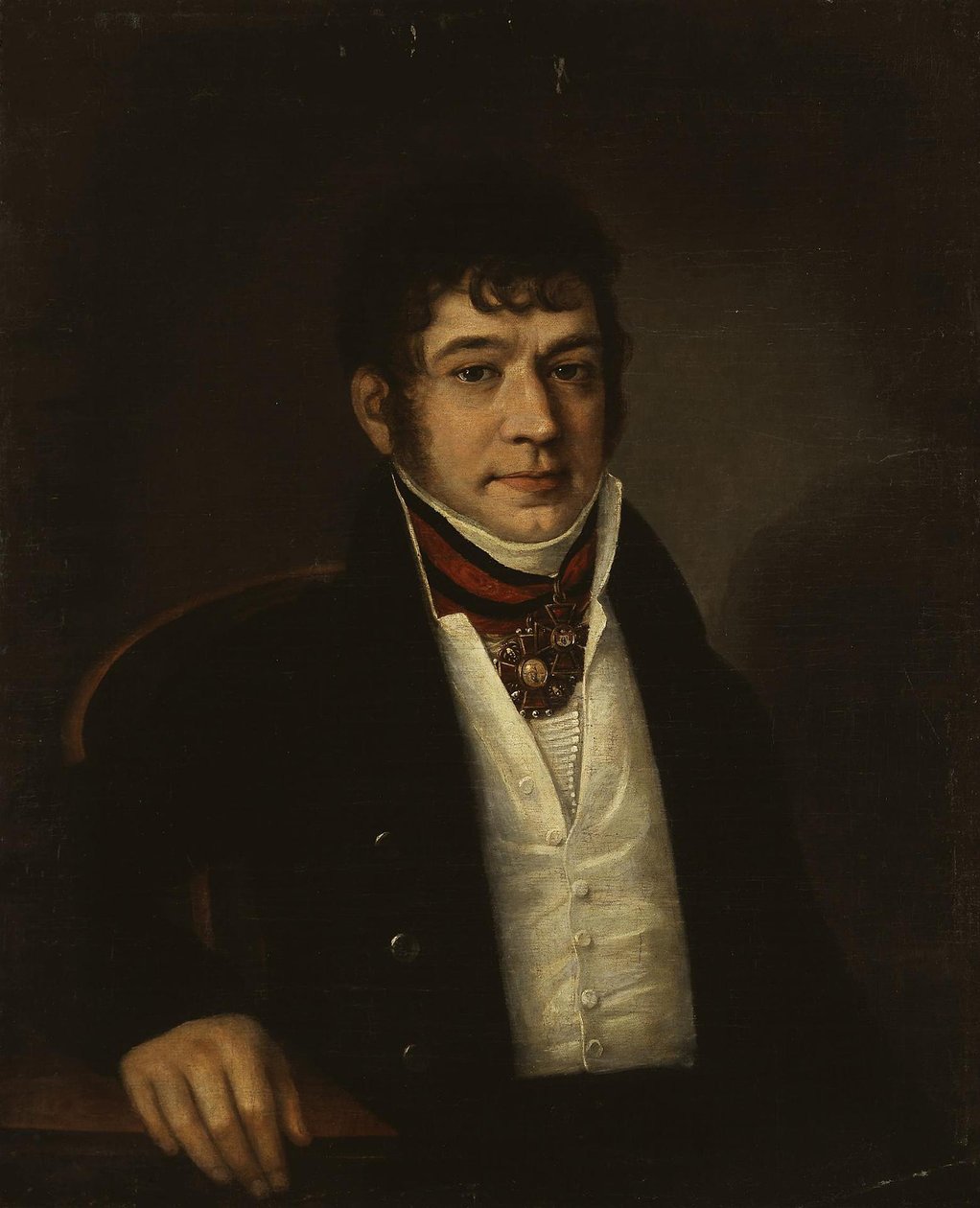Retrato de Platon Bogdanovich Ogarev 1777-1838, década de 1810 de Unbekannt