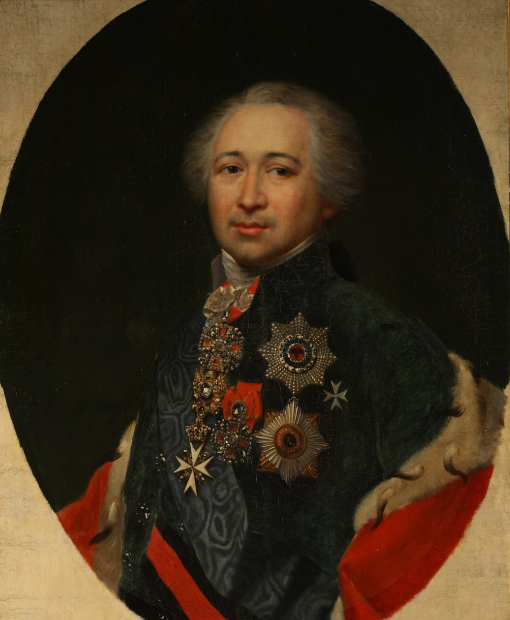 Retrato do príncipe Alexander Kurakin 1752-1818, 1810s de Unbekannt