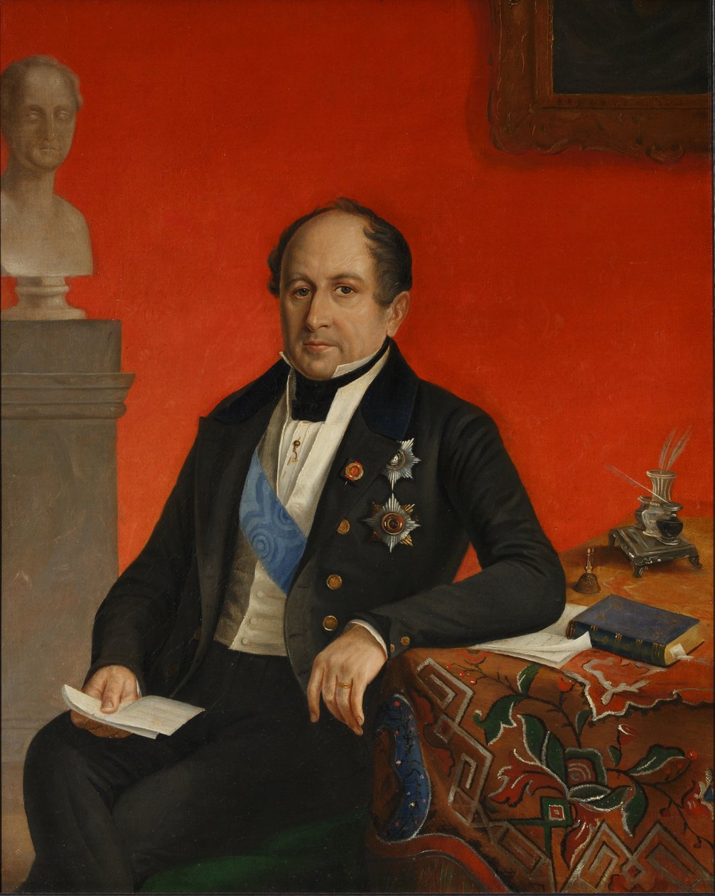 Retrato do príncipe Alexander Nikolayevich Golitsyn 1773-1844, entre 1826 e 1834 de Unbekannt