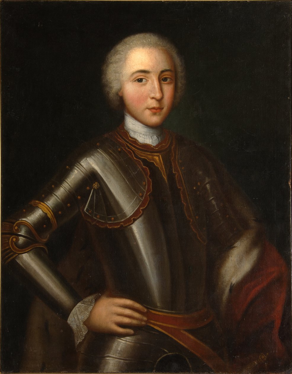 Retrato do príncipe Nikolay Fyodorovich Golitsyn 1728-1780, 1750 de Unbekannt