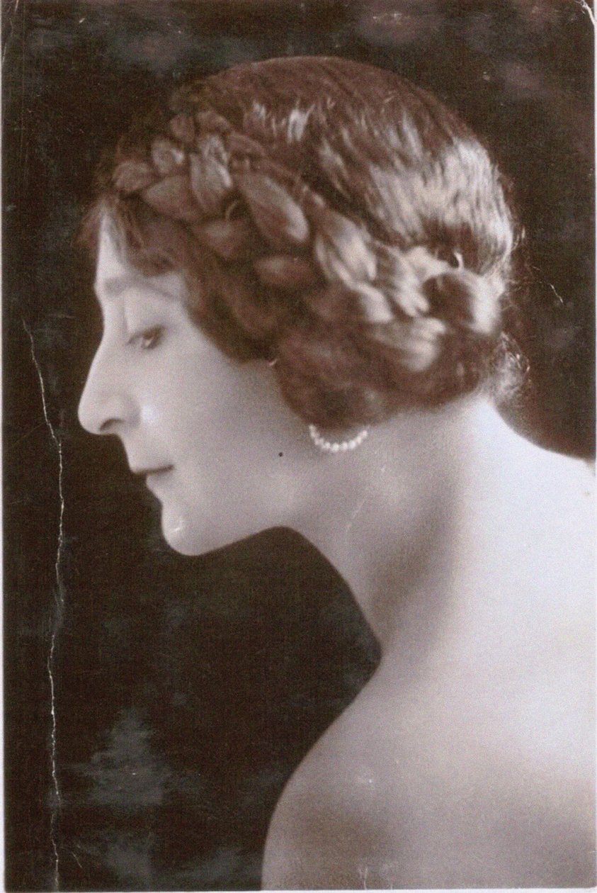 Retrato da princesa Olga Alexandrovna Yurievskaya 1873-1925, década de 1910 de Unbekannt