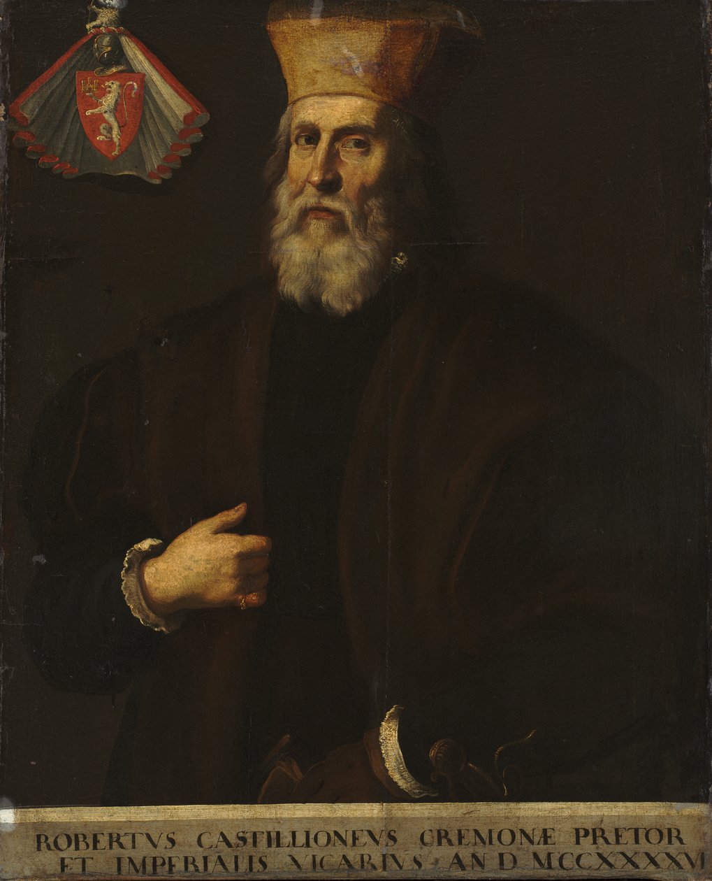 Retrato de Roberto Castiglione, início dos anos 1600. de Unbekannt