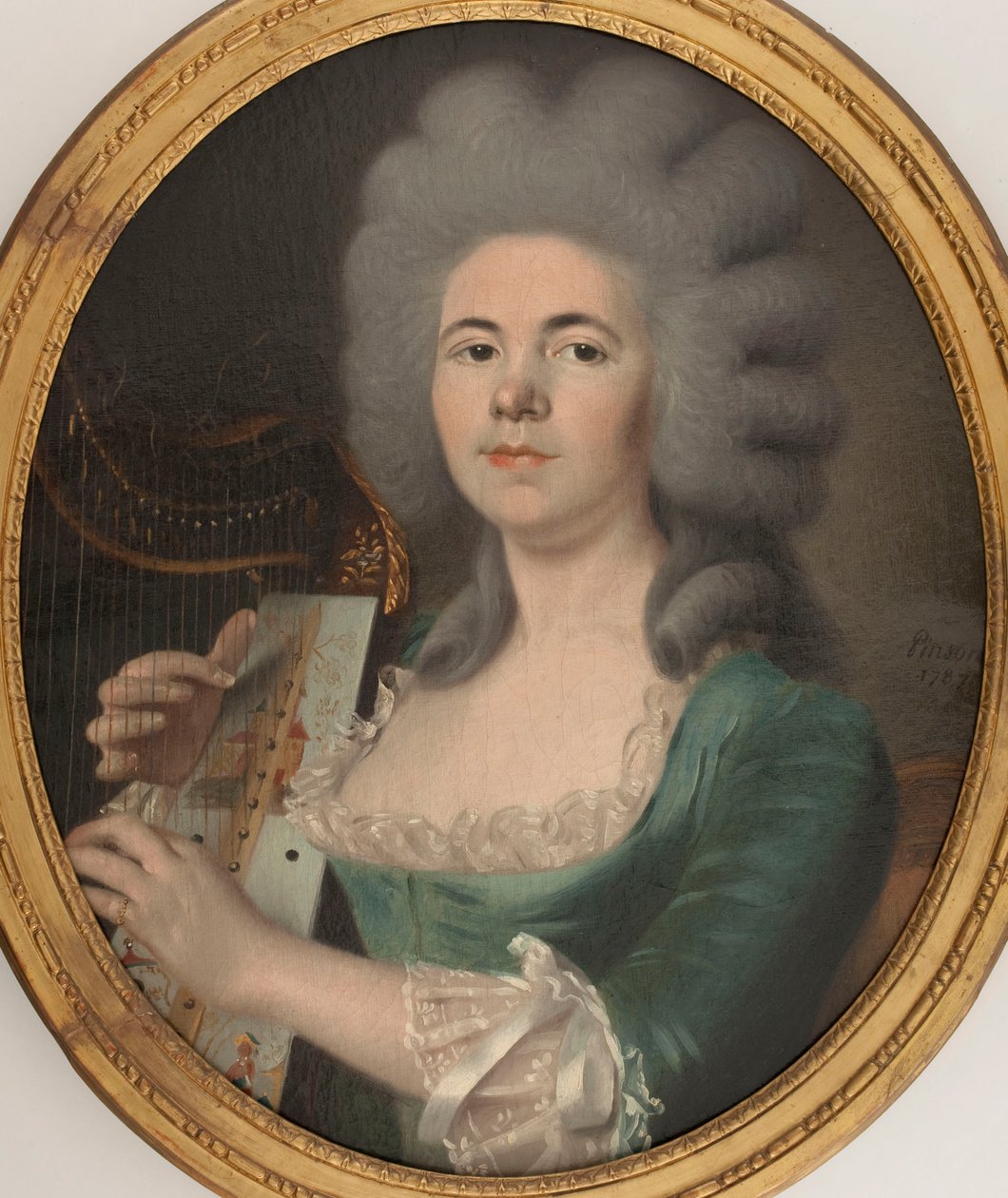 Retrato de Rosalie Dugazon 1755-1821, 1787. de Unbekannt