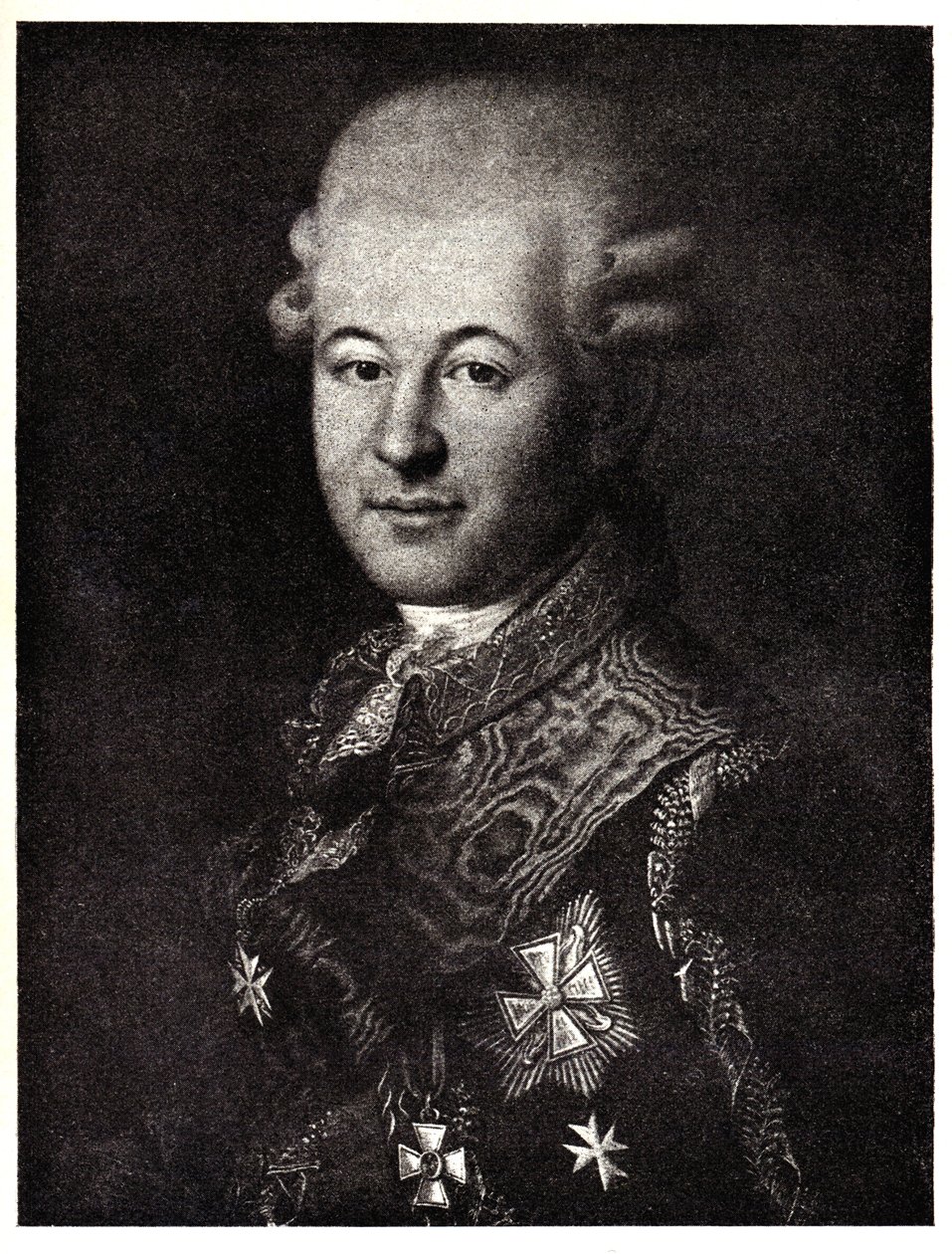 Retrato de Semyon Zorich 1745-1799, a Catherine the Greats Favorite, início do século XIX. de Unbekannt