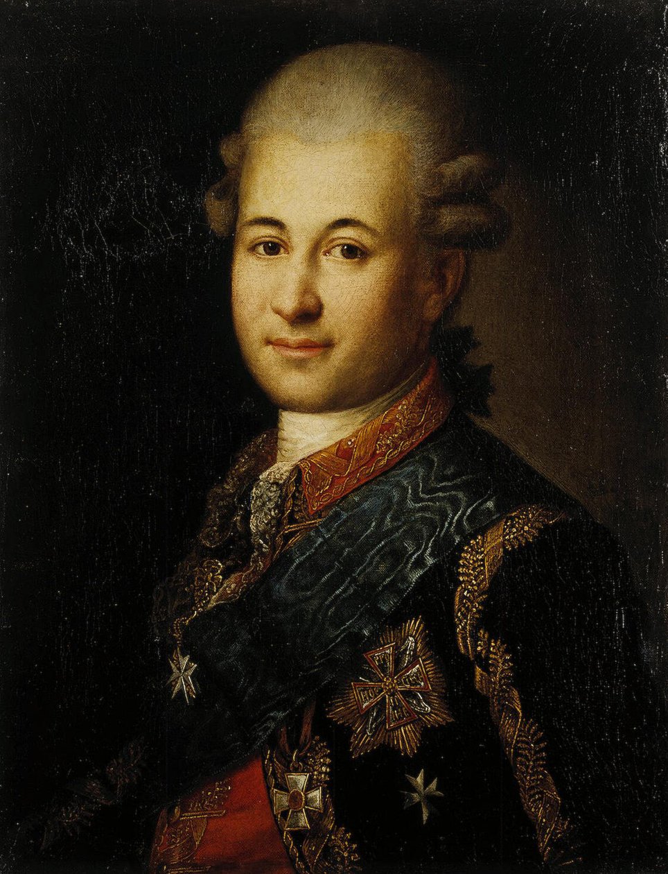 Retrato de Semyon Zorich 1745-1799, a Catherine the Greats Favorite, final do século XVIII. de Unbekannt