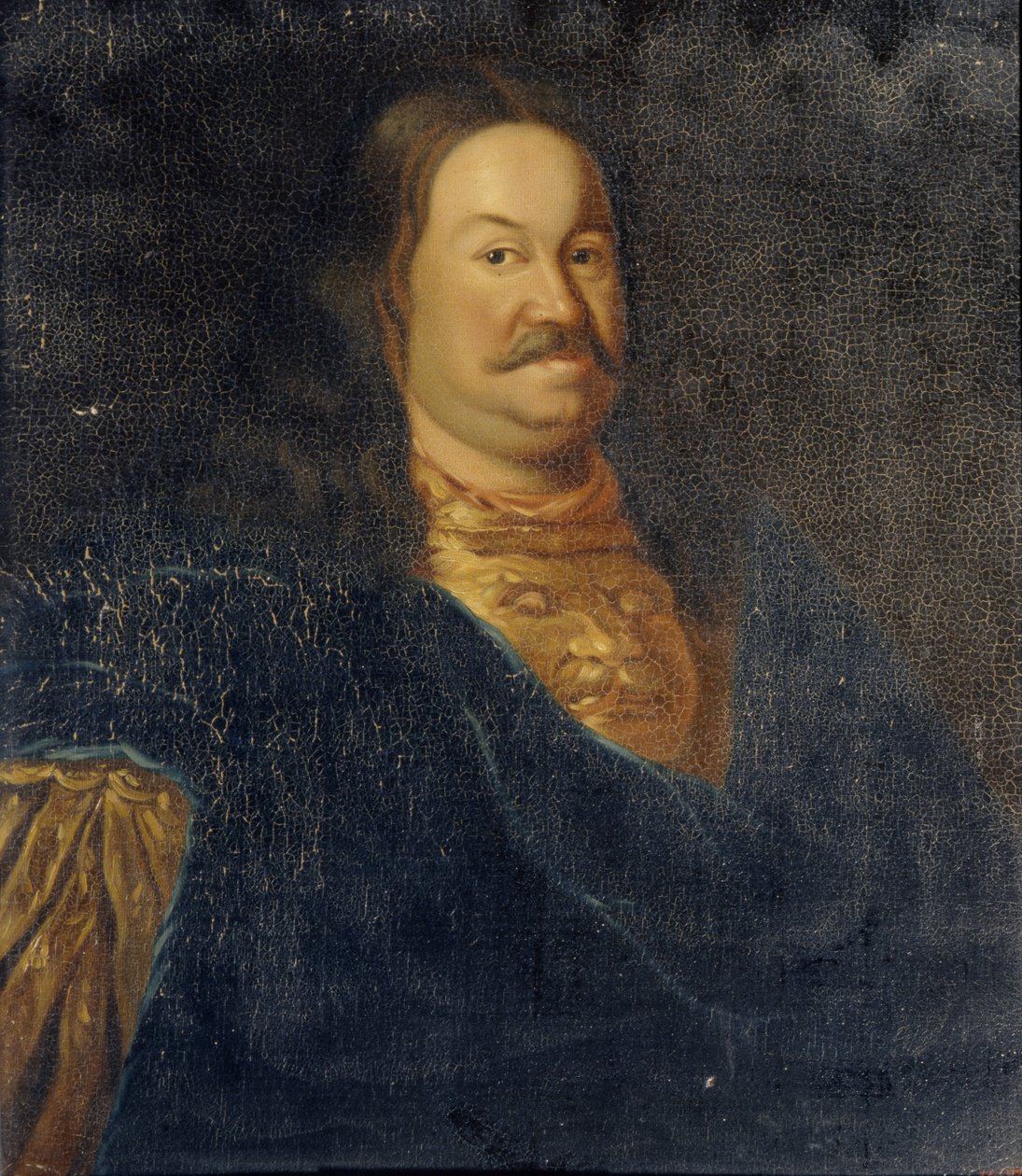 Retrato do senador príncipe Yakov Fyodorovich Dolgorukov 1639-1720, início do século XVIII. de Unbekannt