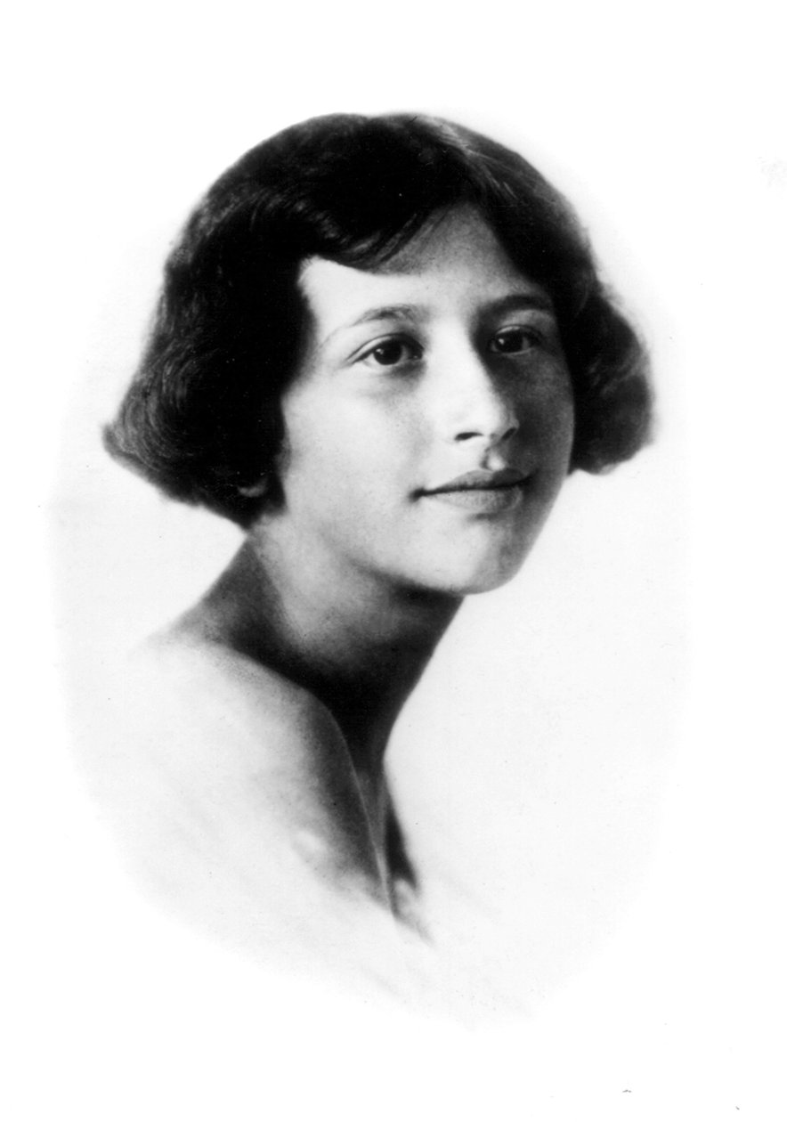 Retrato de Simone Weil (foto a p/b) de Unbekannt