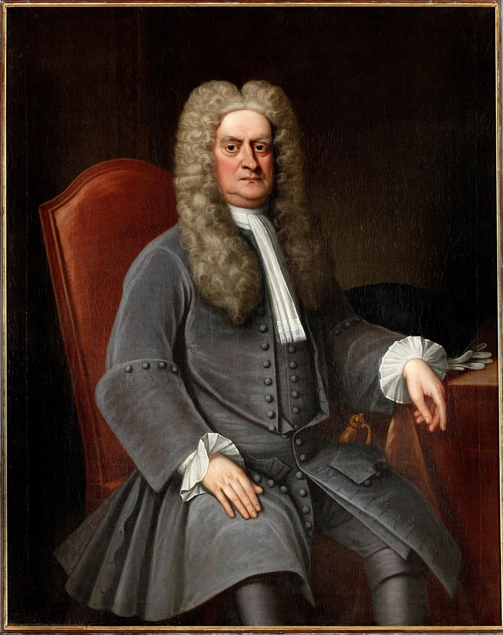 Retrato de Sir Isaac Newton 1642-1727, ca 1720. de Unbekannt