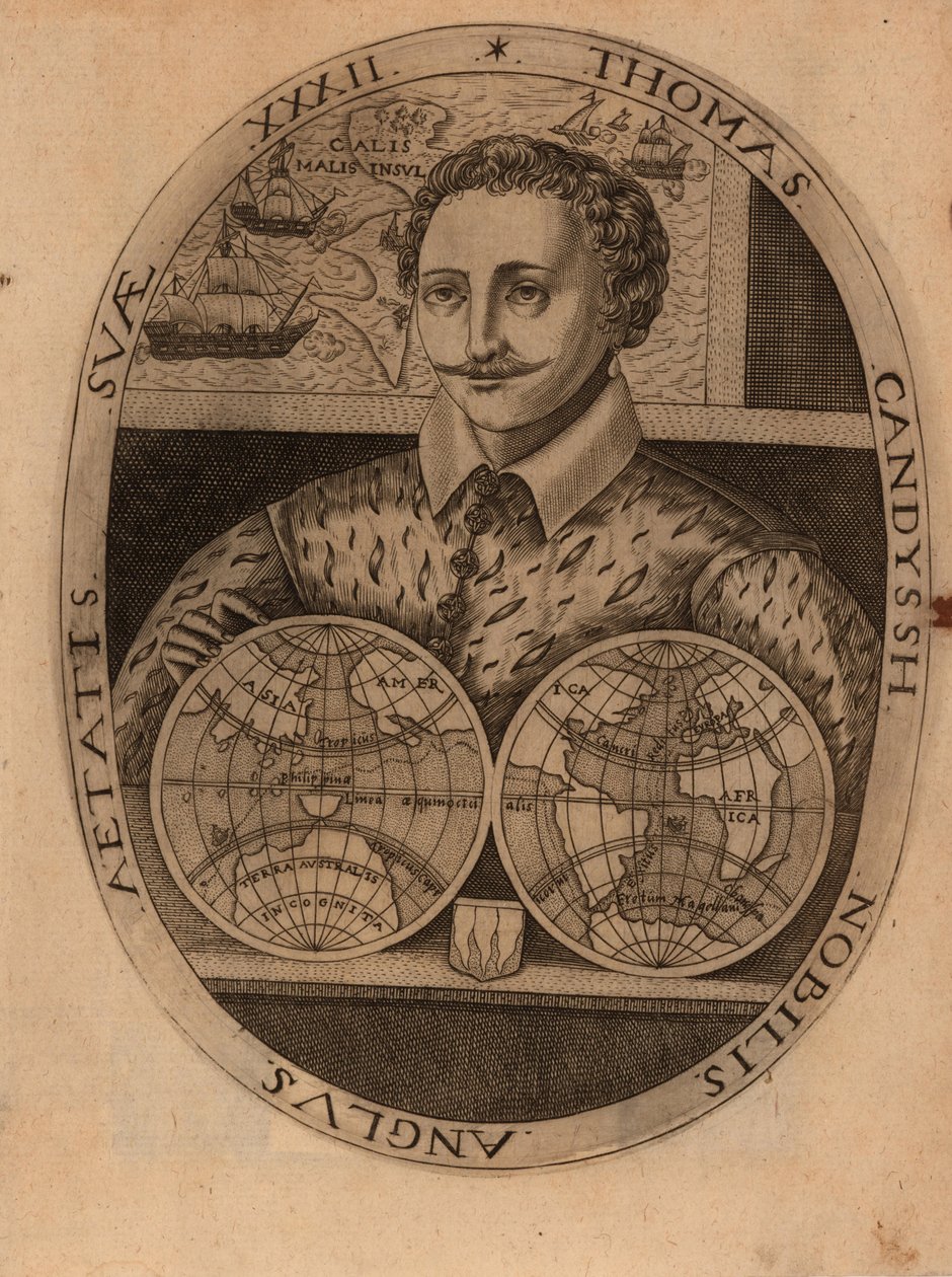 Retrato de Sir Thomas Cavendish 1560-1592, 1596. de Unbekannt