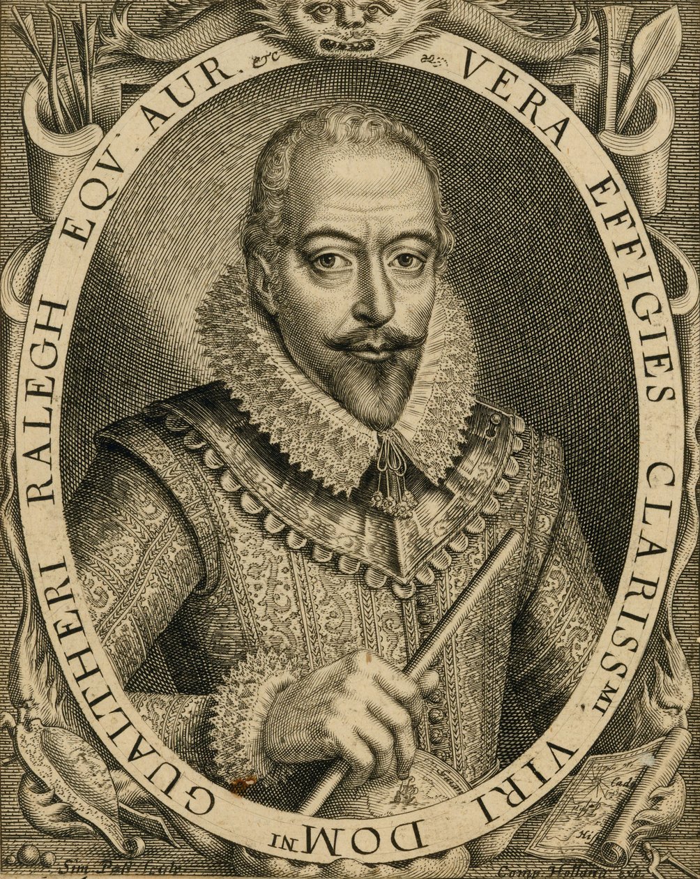 Retrato de Sir Walter Raleigh, 1596. de Unbekannt