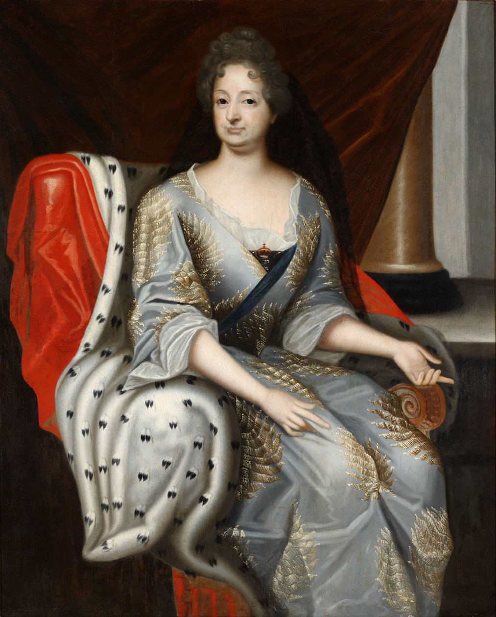 Retrato de Sophia do Palatinado 1630-1714, Electress de Brunswick-Lüneburg, ca 1690 de Unbekannt