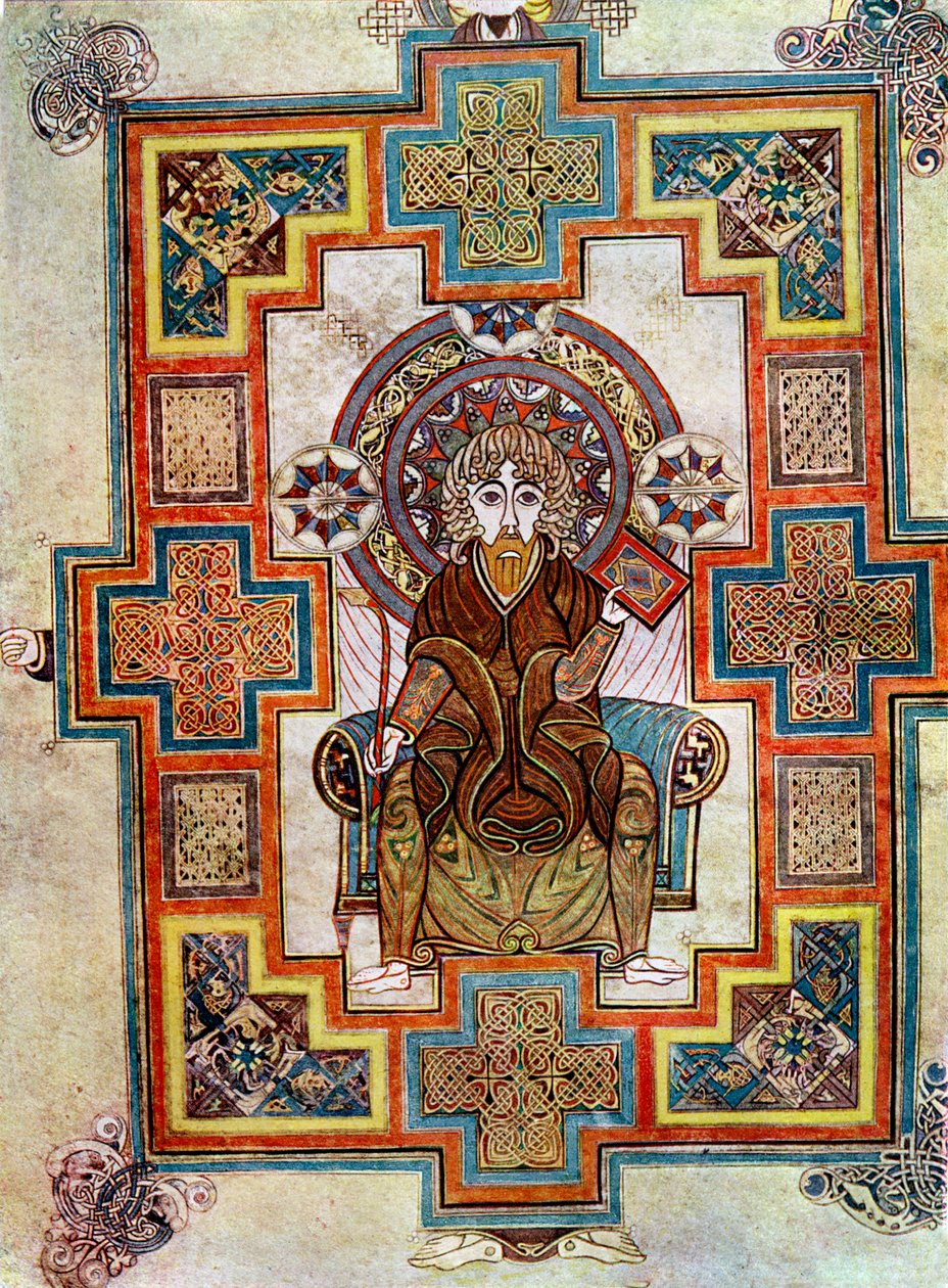 Retrato de São João, 800 dC, século XX de Unbekannt