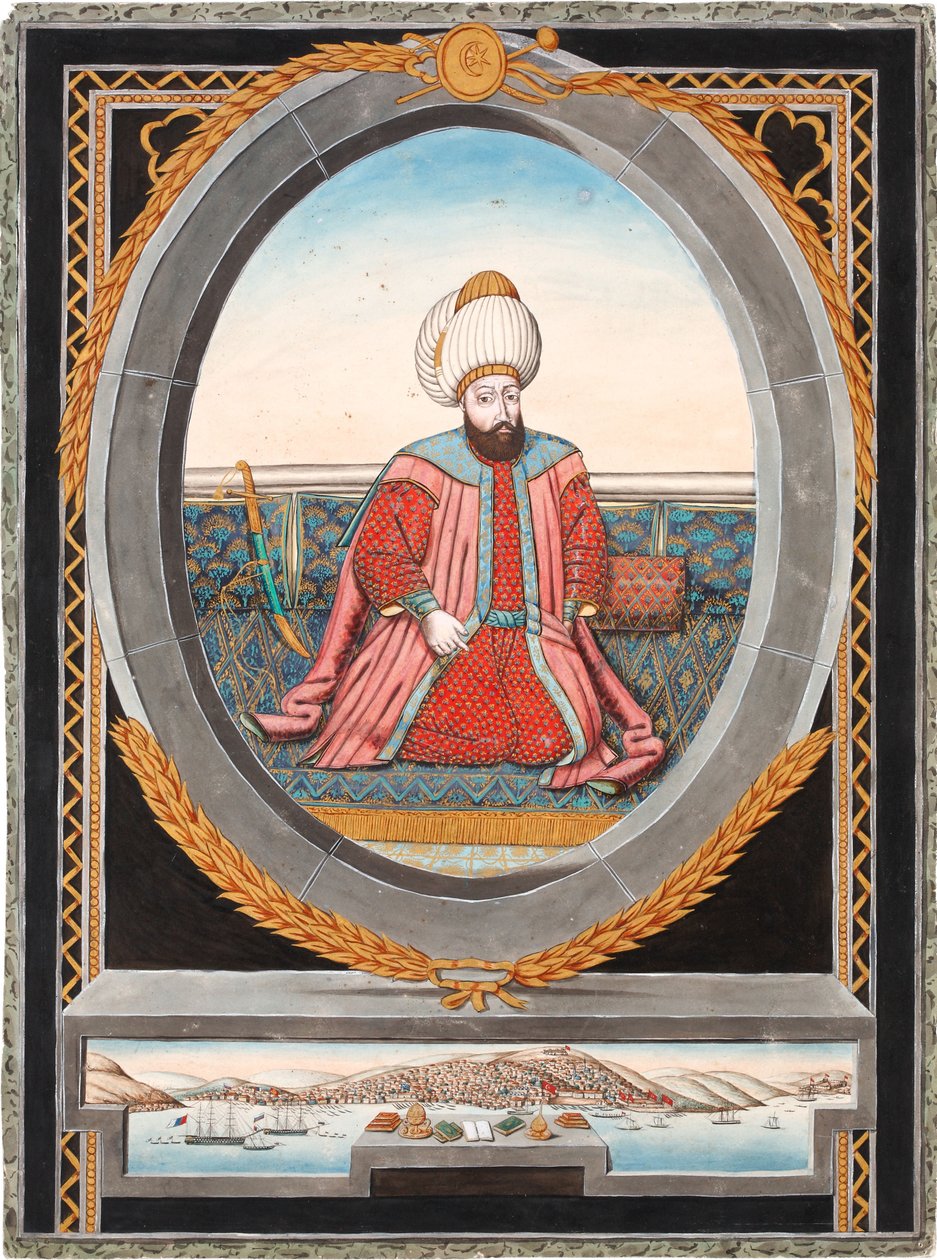 Retrato do sultão Murad II 1404-1451 de Unbekannt