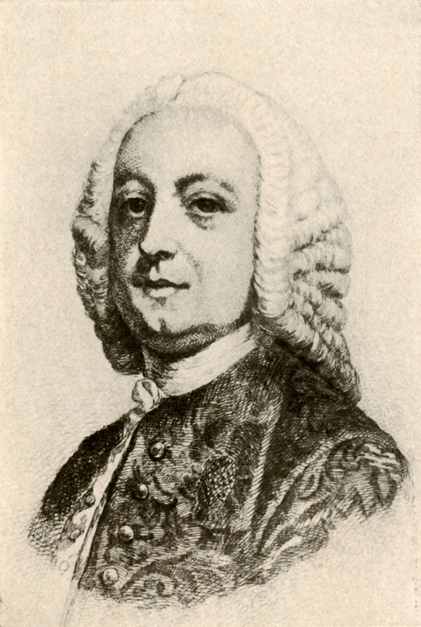 Retrato de Thomas Penn, governador colonial, c1760, 1937. de Unbekannt