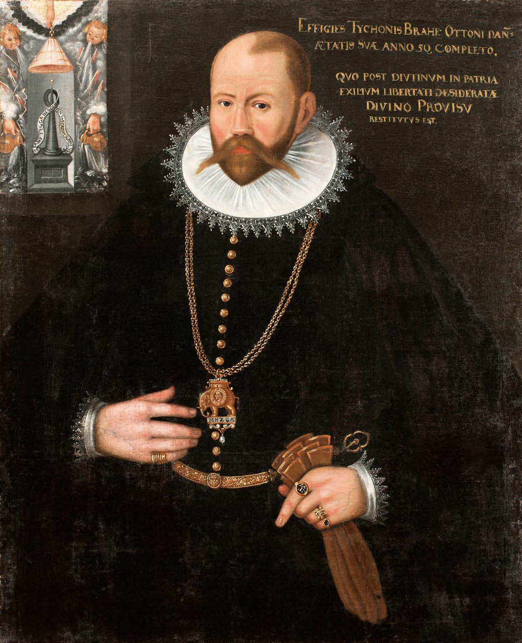 Retrato de Tycho Brahe 1546-1601, 1596. de Unbekannt