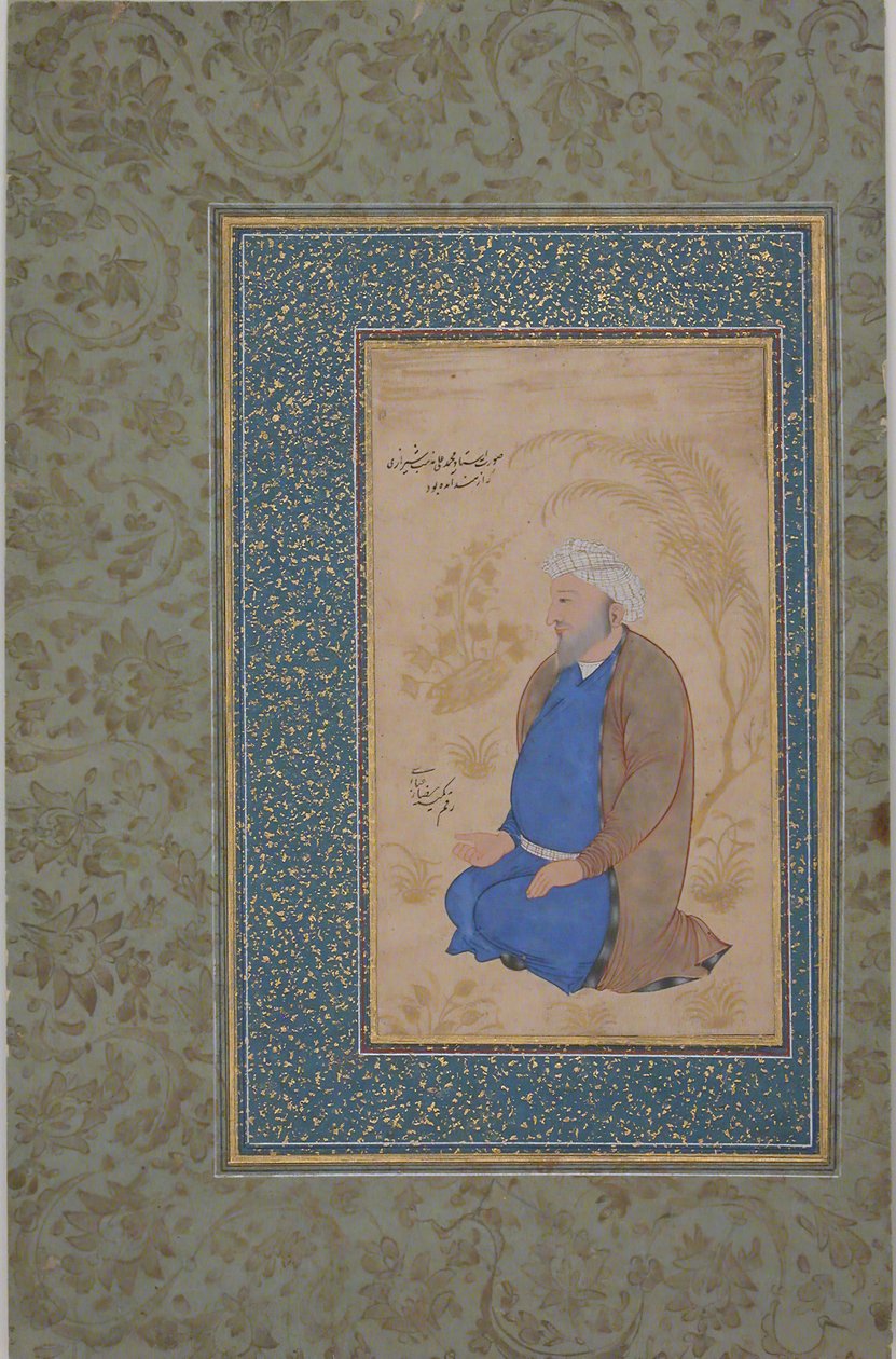 Retrato de Ustad Muhammad Ali, século XVII. de Unbekannt