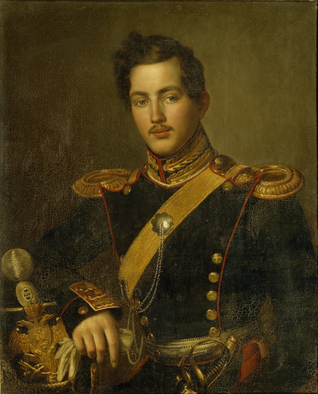 Retrato de Vasily Vasilyevich Zagryazhsky, década de 1840 de Unbekannt