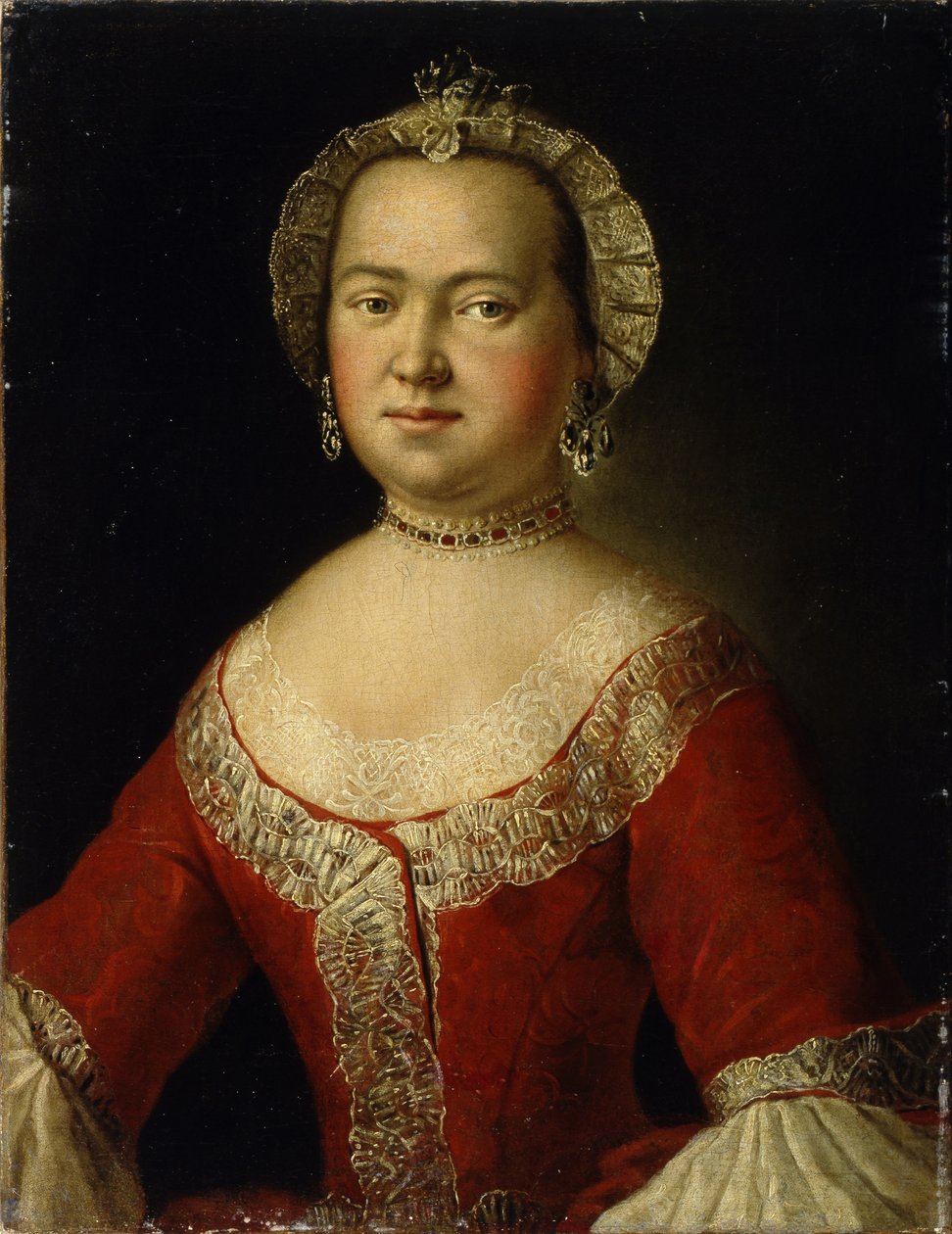 Retrato de Vera Dmitrievna Rezvaya 1809-1849, início do século XIX de Unbekannt