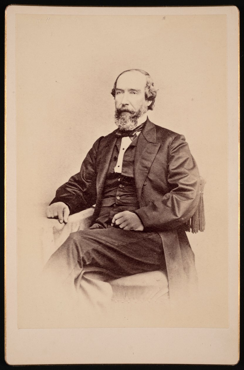Retrato de Walter Lenox 1817-1874, Antes de 1874. de Unbekannt