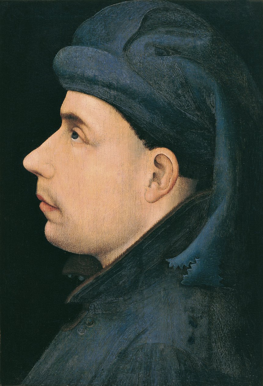Retrato de Wenceslaus I, duque do Luxemburgo, ca. 1400-1415 de Unbekannt