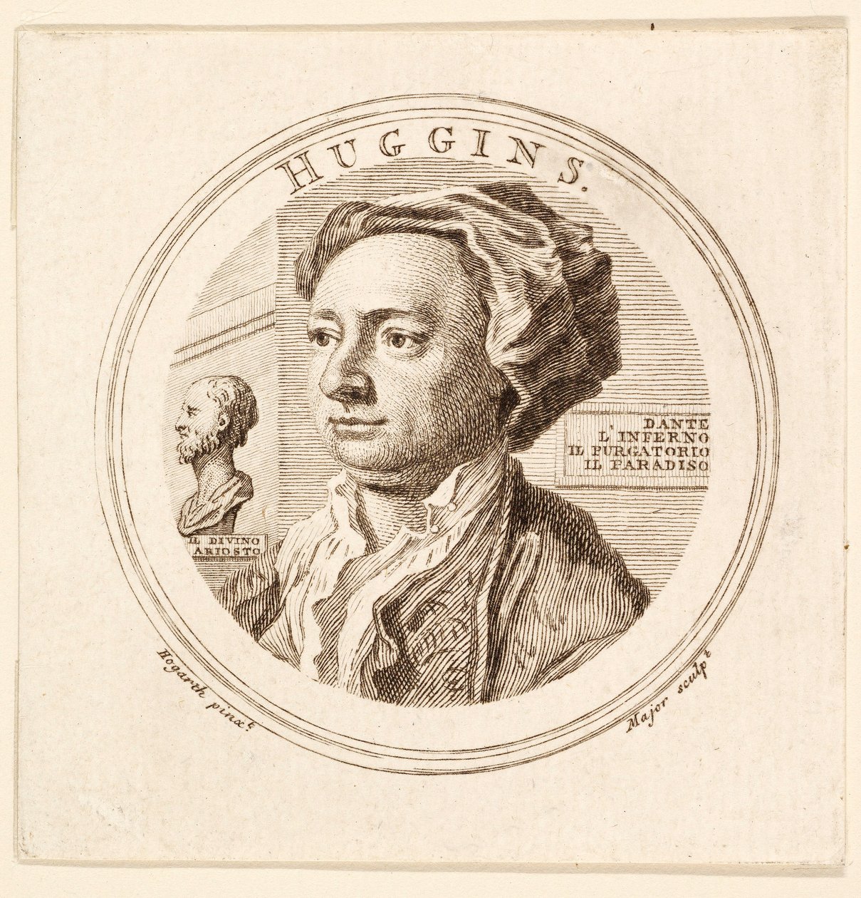 Retrato de William Huggins, pub. 1760. de Unbekannt