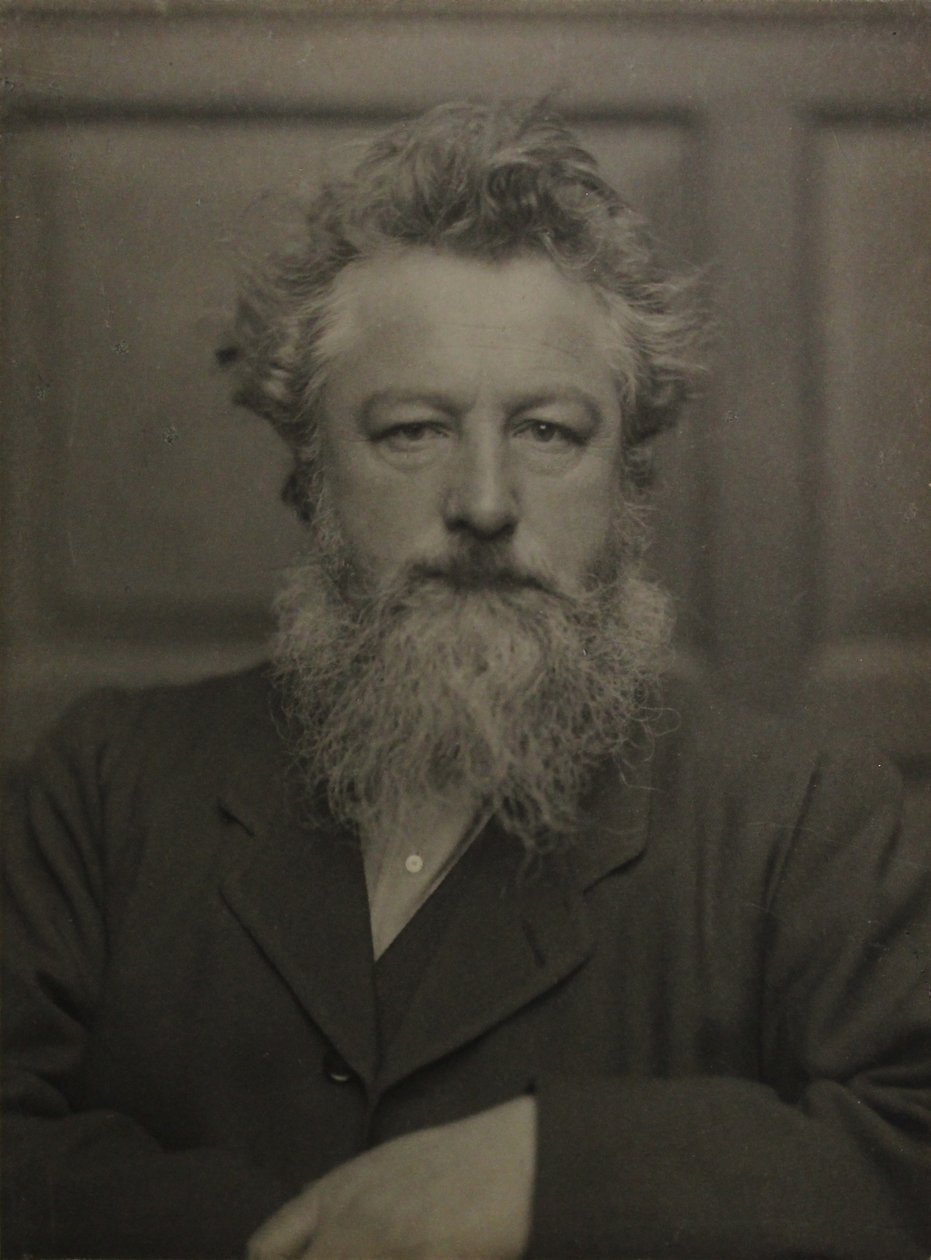 Retrato de William Morris 1834-1896, c. 1886. de Unbekannt