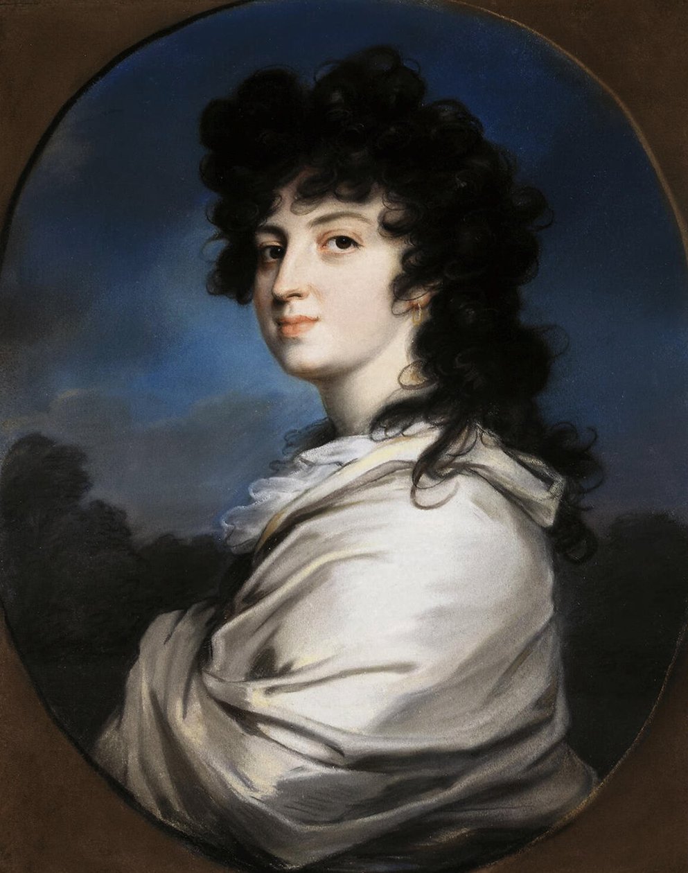 Retrato de Yekaterina Bakunina 1777-1846, c. 1810 de Unbekannt