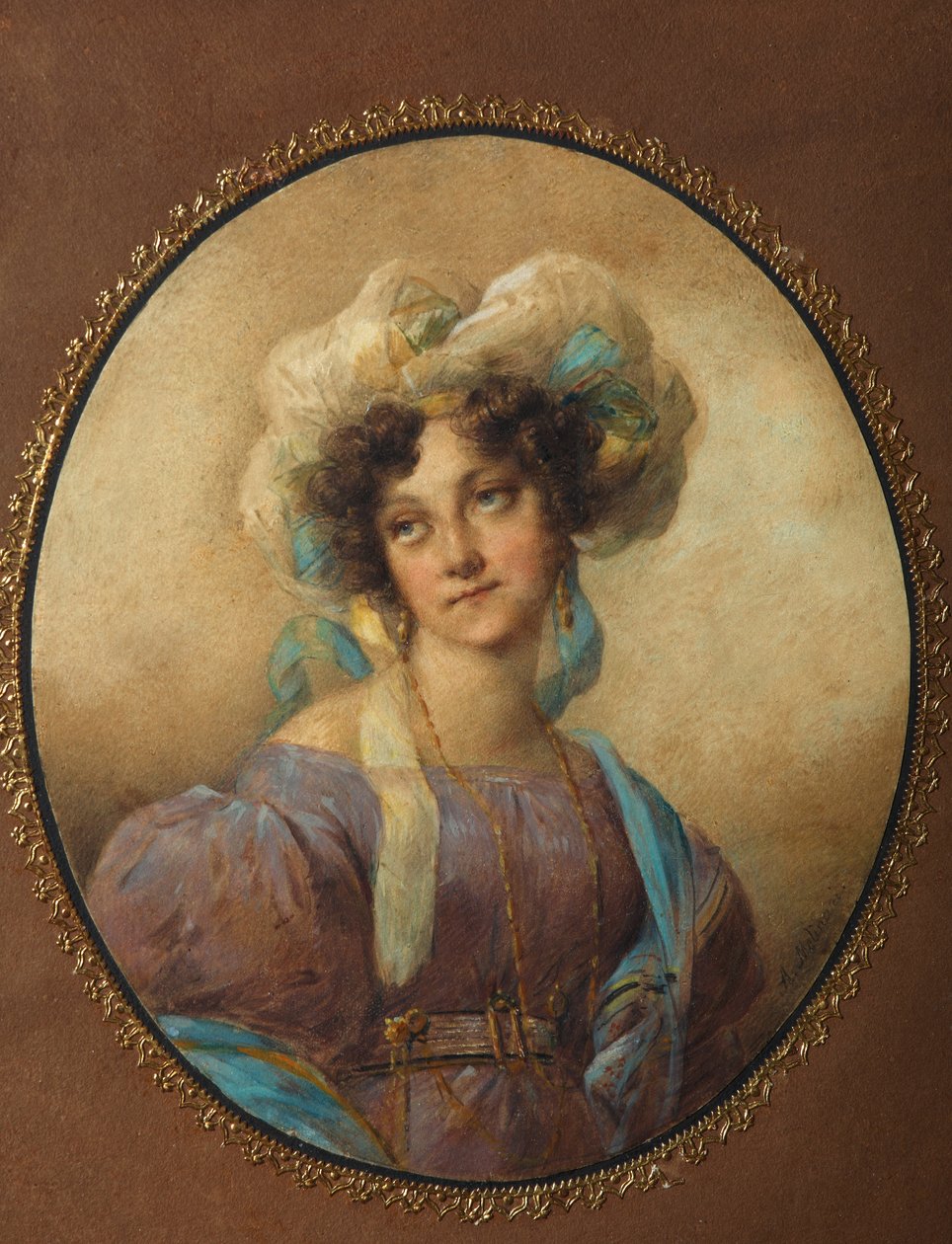 Retrato de Yelena Alexandrovna Golitsyna, née Naryshkina 1785-1855, 1820s de Unbekannt