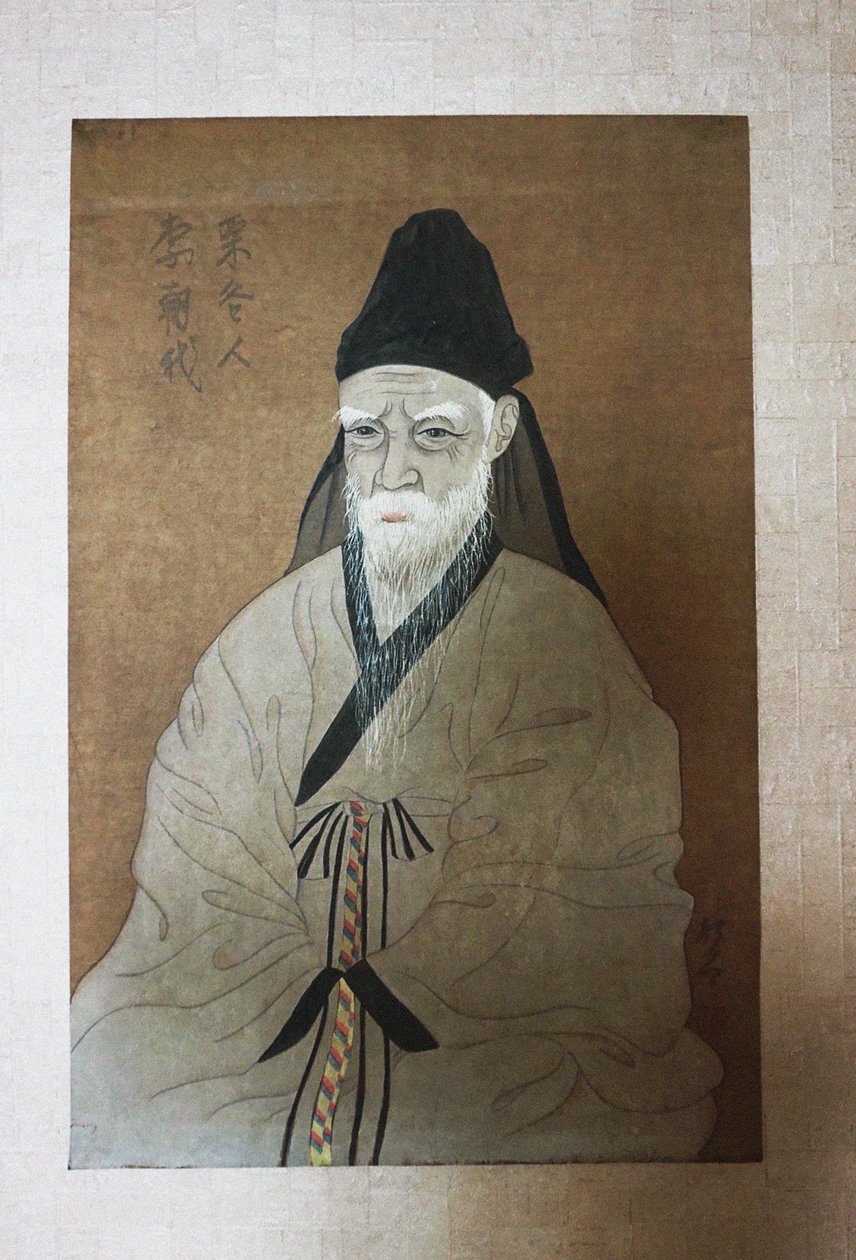 Retrato de Yi Hwang 1501-1570, século 20. de Unbekannt