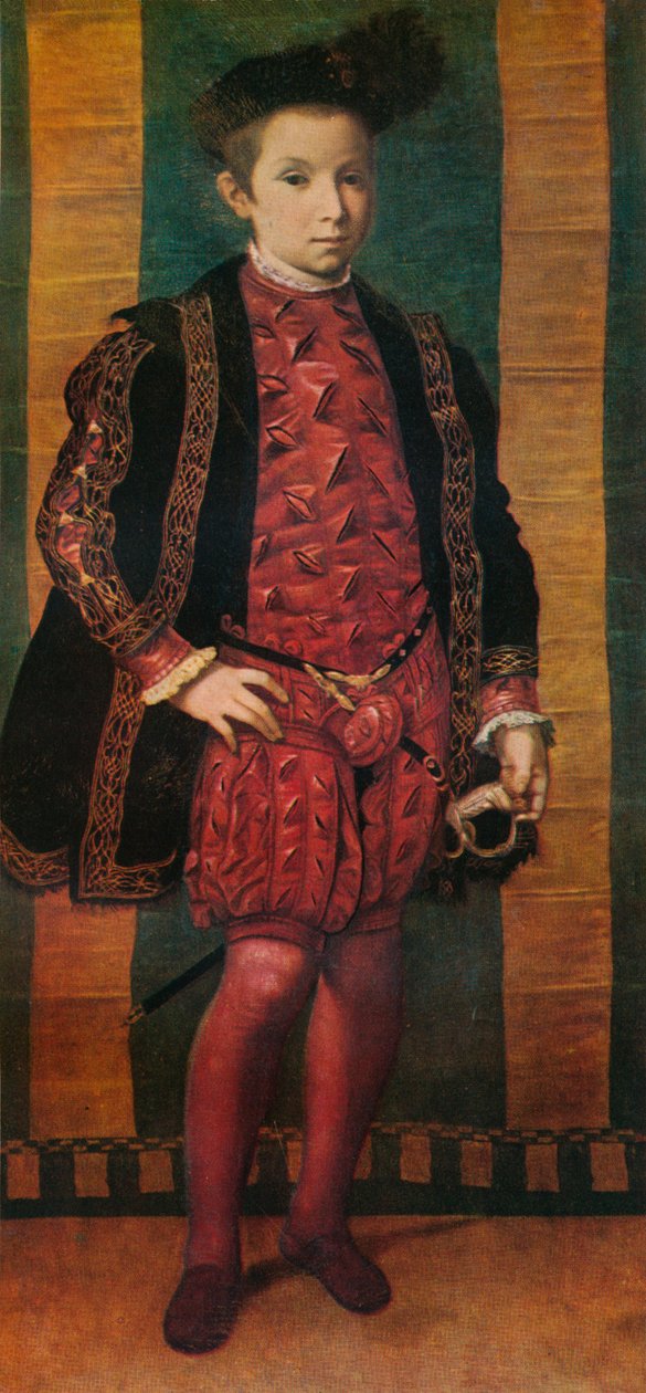 Retrato de um menino, c1545, 1911 de Unbekannt