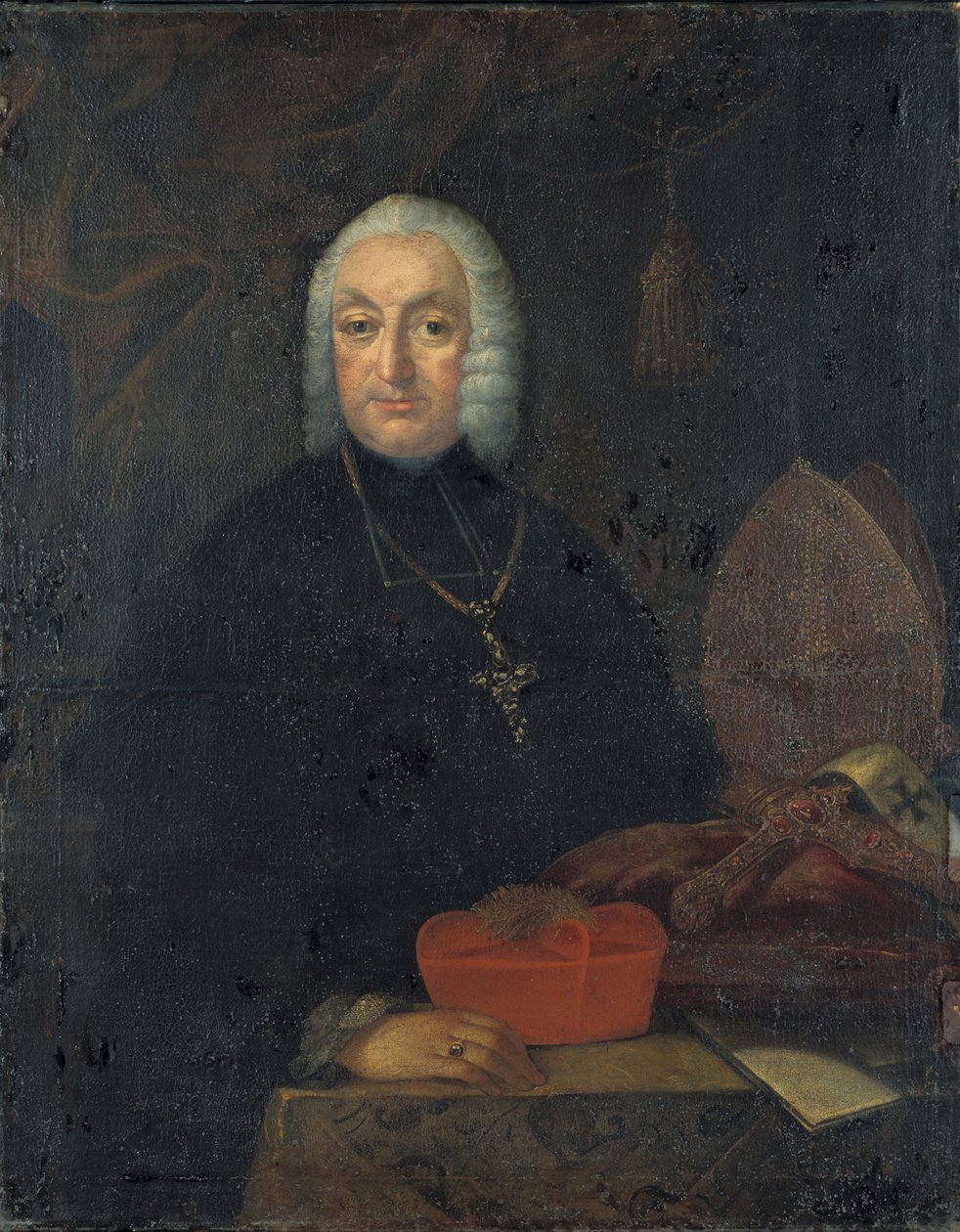 Retrato de um Cardeal, século XVIII. de Unbekannt