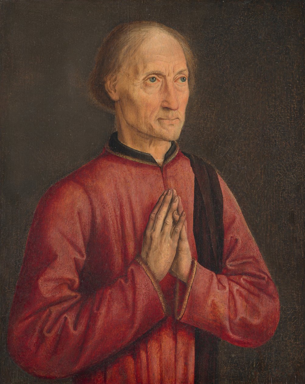 Retrato de um doador, c. 14701475. de Unbekannt