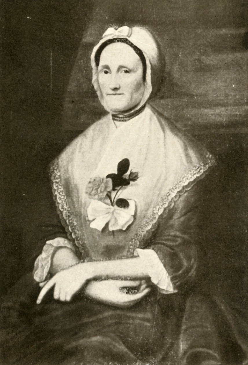 Retrato de uma senhora holandesa da colônia de Nova York, c1765, 1937. de Unbekannt