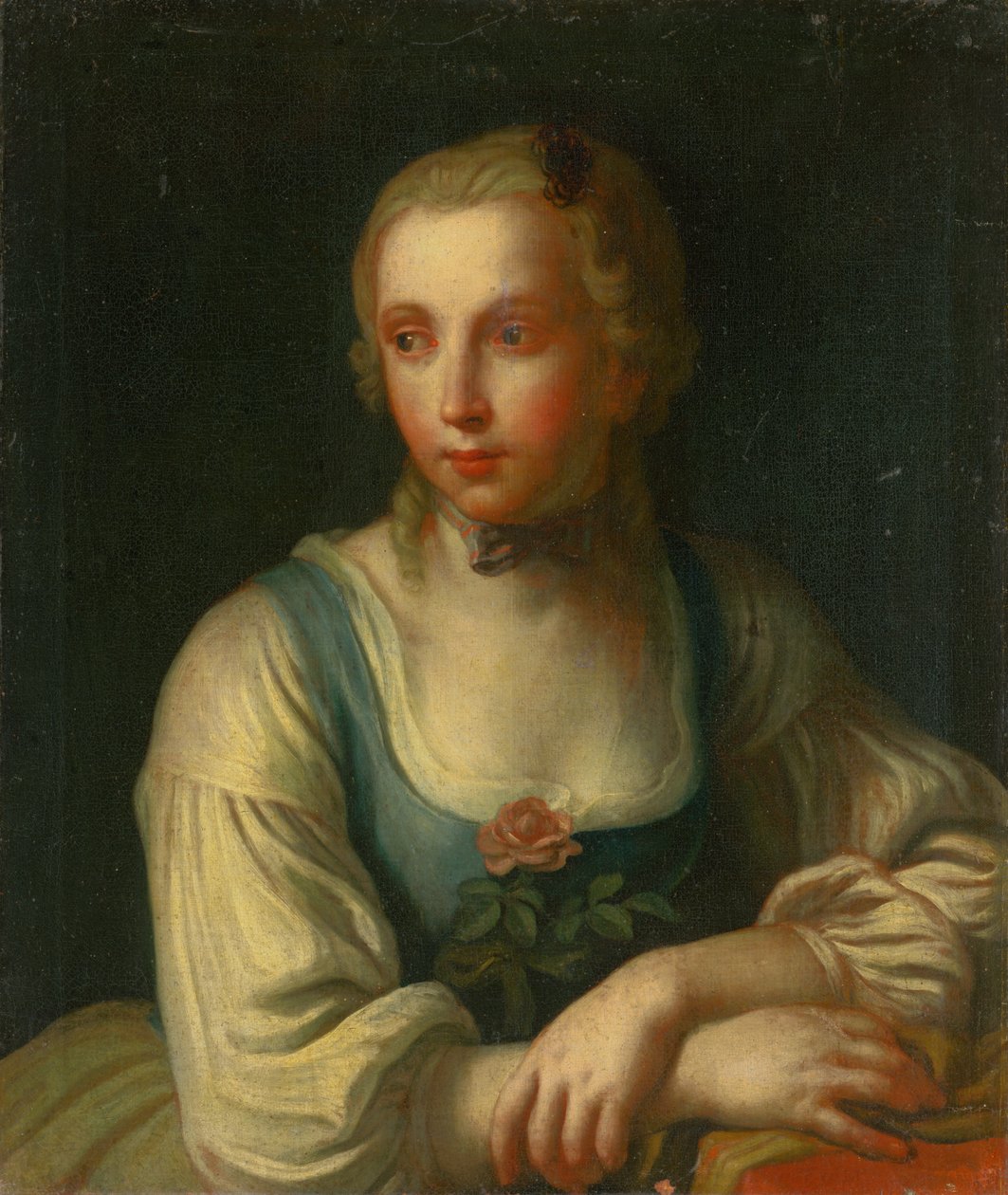 Retrato de uma menina de Unbekannt