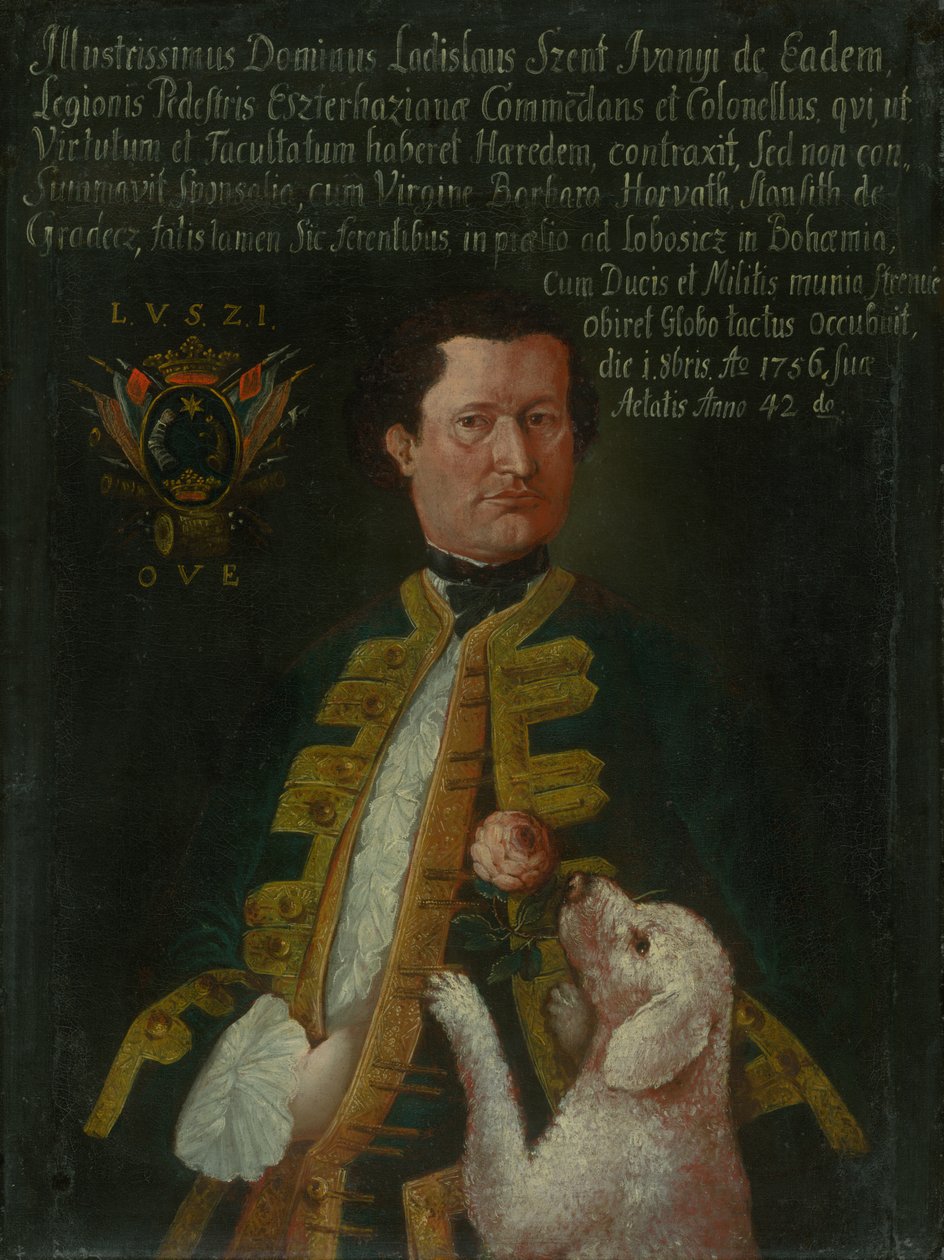 Retrato de um Ladislav Saint Iványi de Svätý Ján de Unbekannt