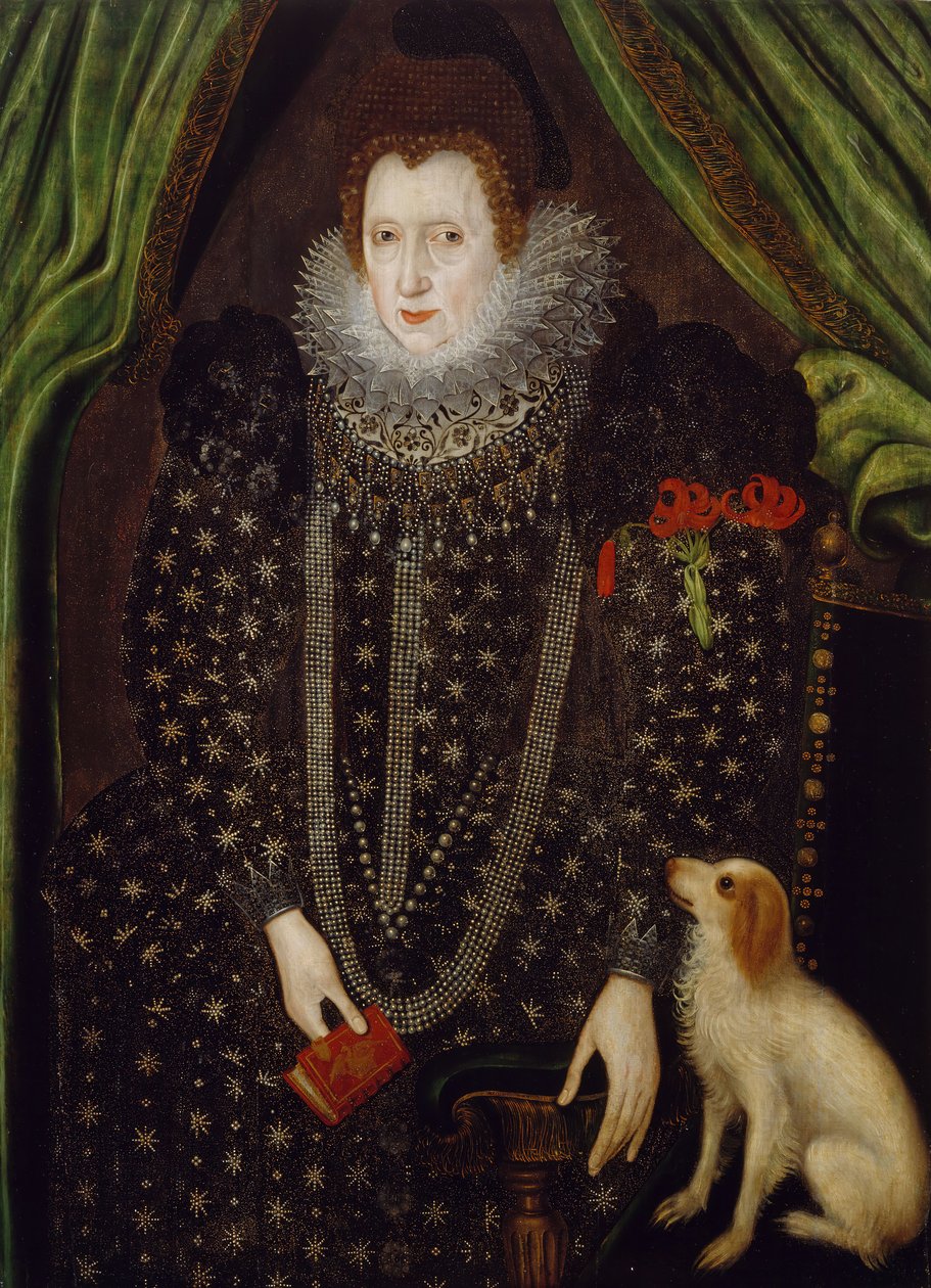 Retrato de uma senhora, 1600-1700. de Unbekannt