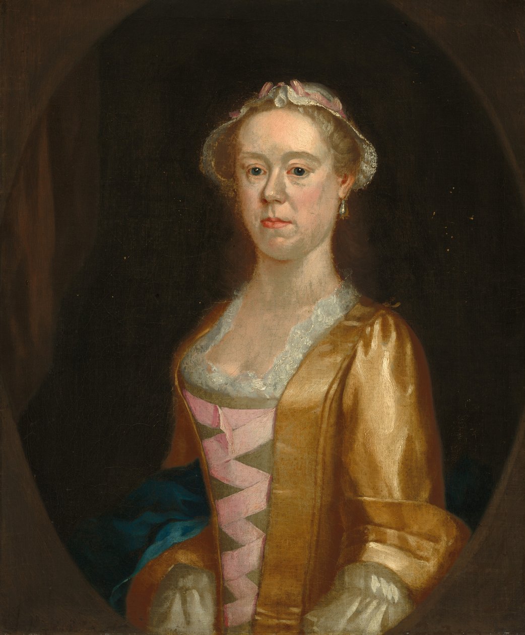 Retrato de uma senhora, c. 17301750. de Unbekannt