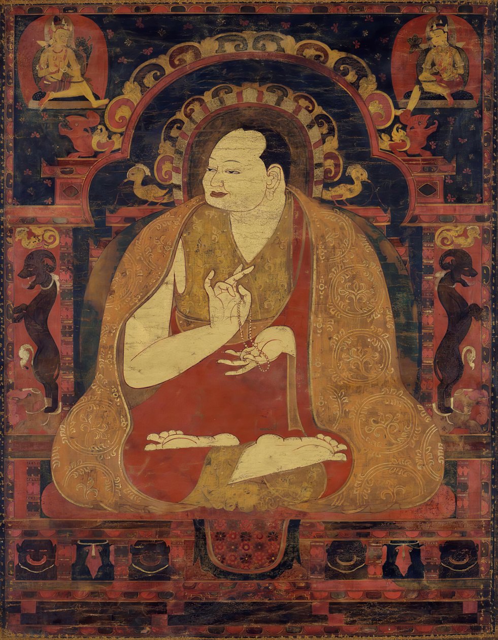 Retrato de um Lama, possivelmente Dromton, último quartel do século XI. de Unbekannt