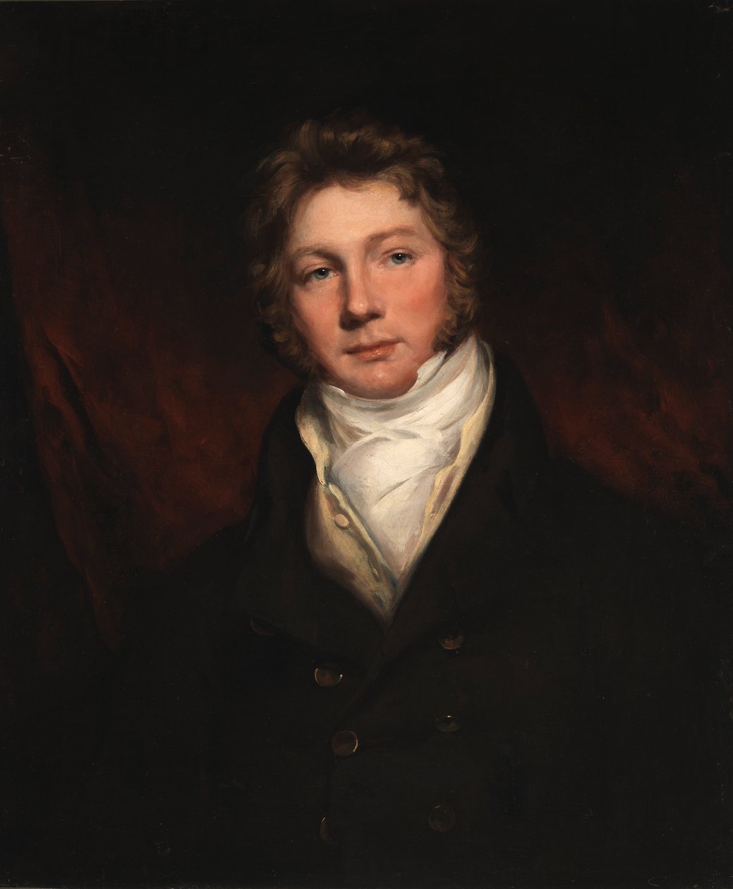 Retrato de um homem, século XIX. de Unbekannt