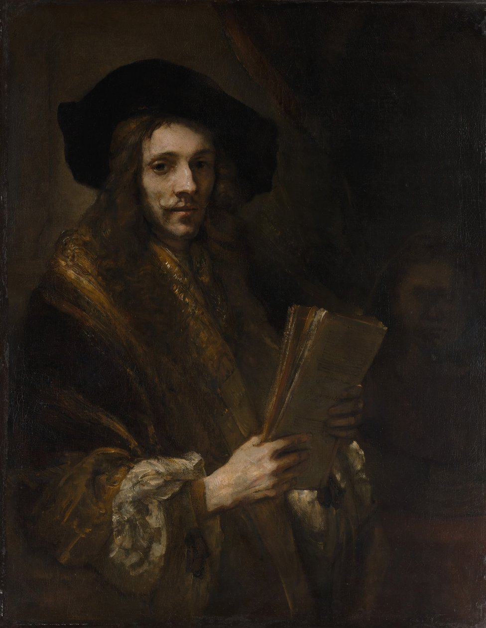 Retrato de um homem O leiloeiro, provavelmente ca. 1658-62. de Unbekannt