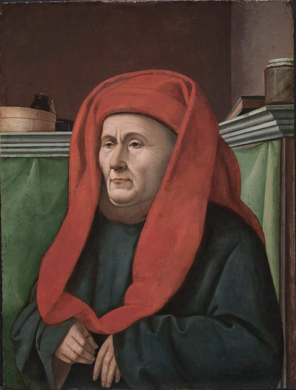 Retrato de um homem, c. 1450 de Unbekannt