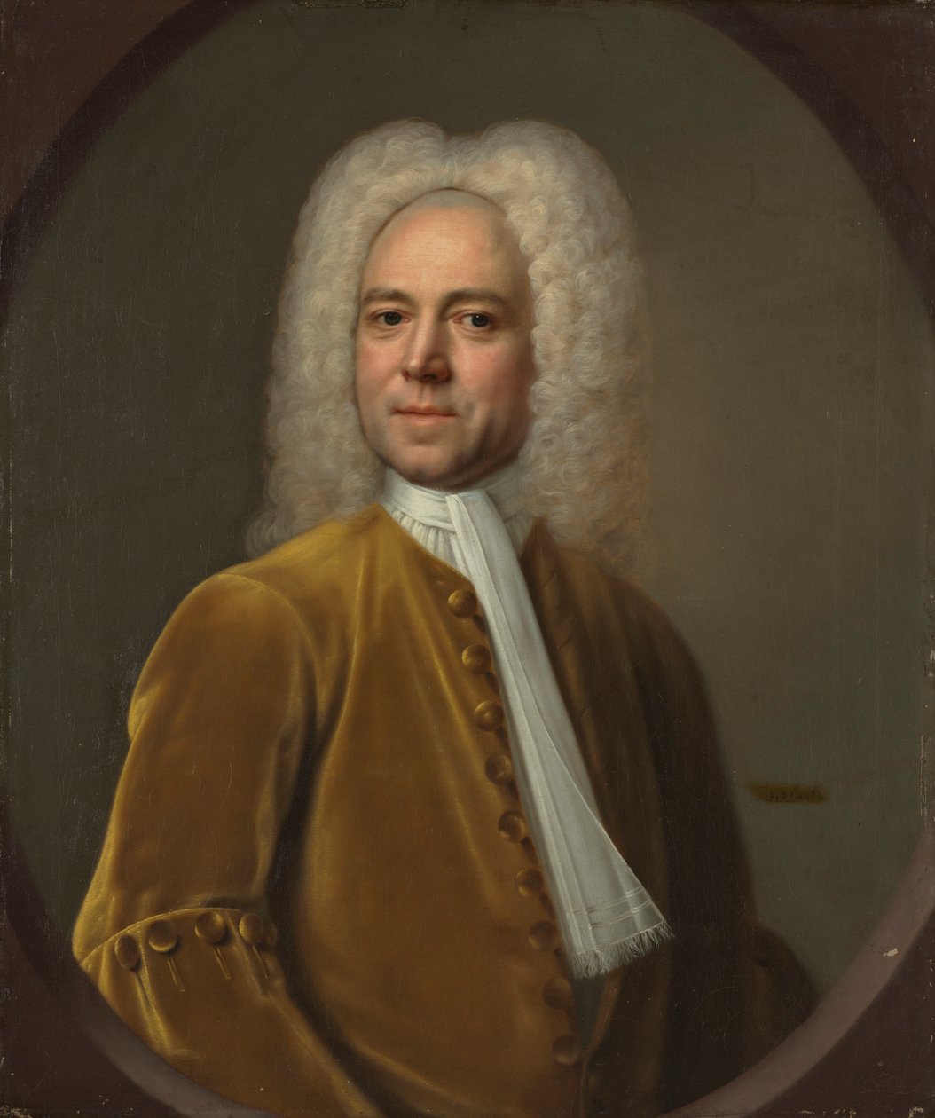 Retrato de um homem, c. 1730 de Unbekannt