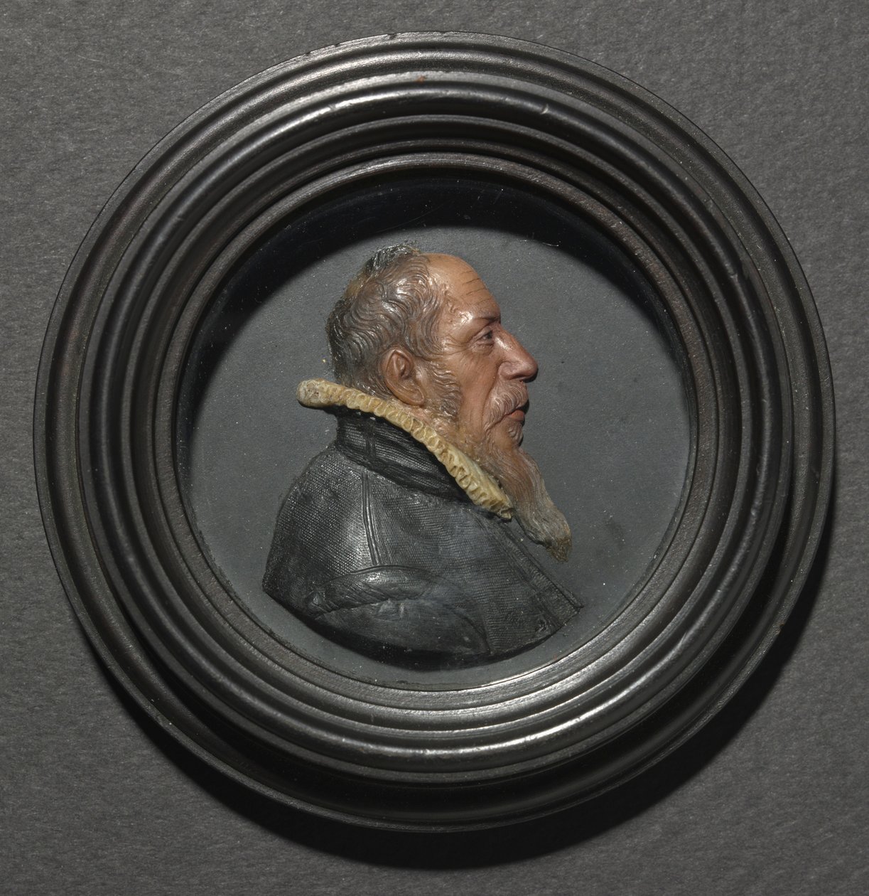 Retrato de um homem de preto, meados dos anos 1600. de Unbekannt