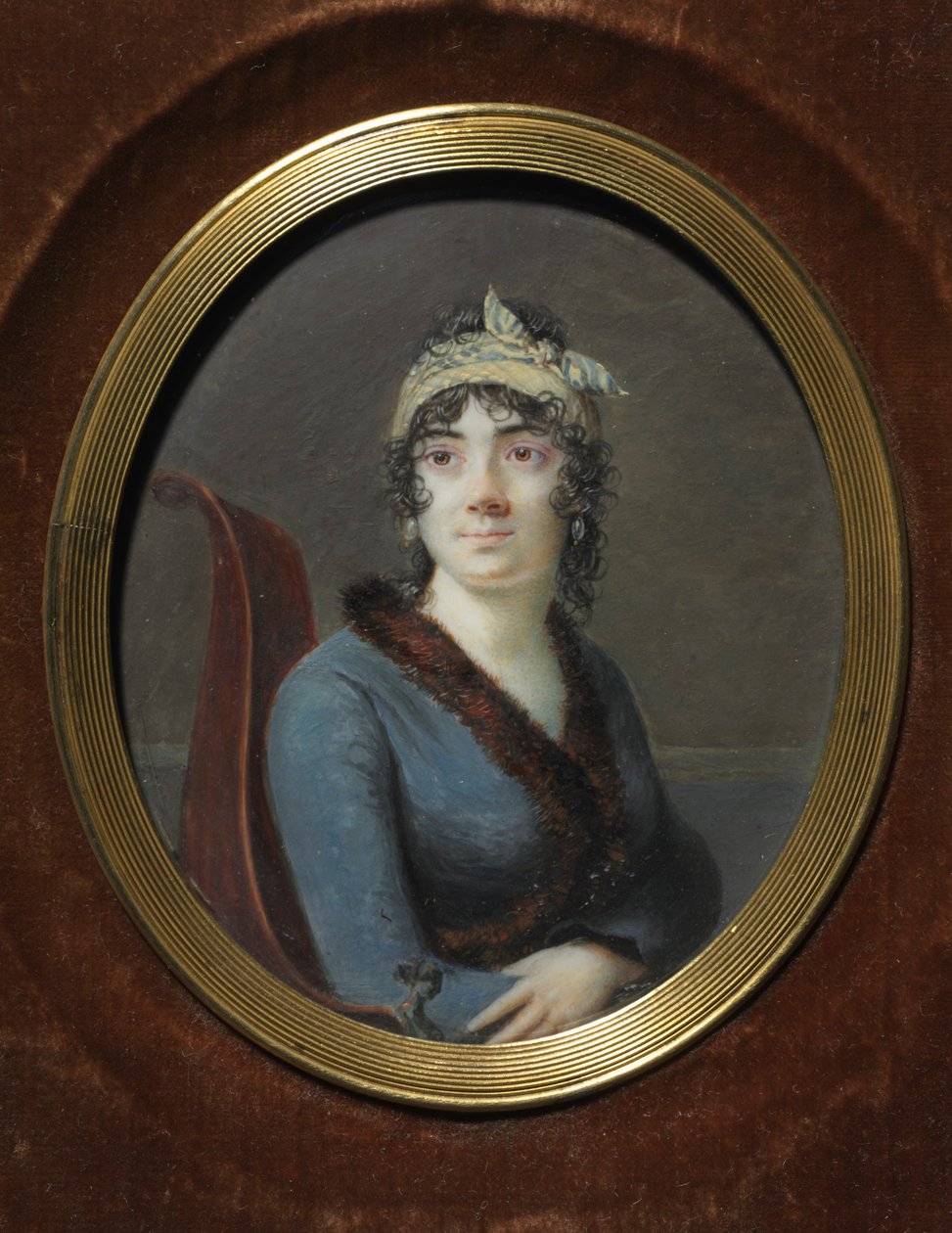 Retrato de uma mulher, c. 1820 de Unbekannt