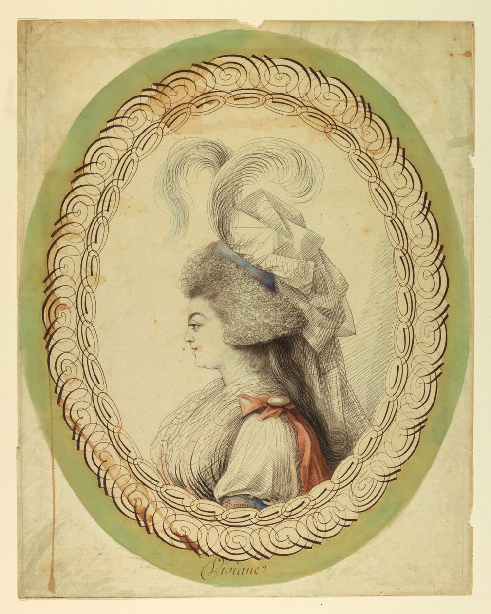 Retrato de mulher de Unbekannt