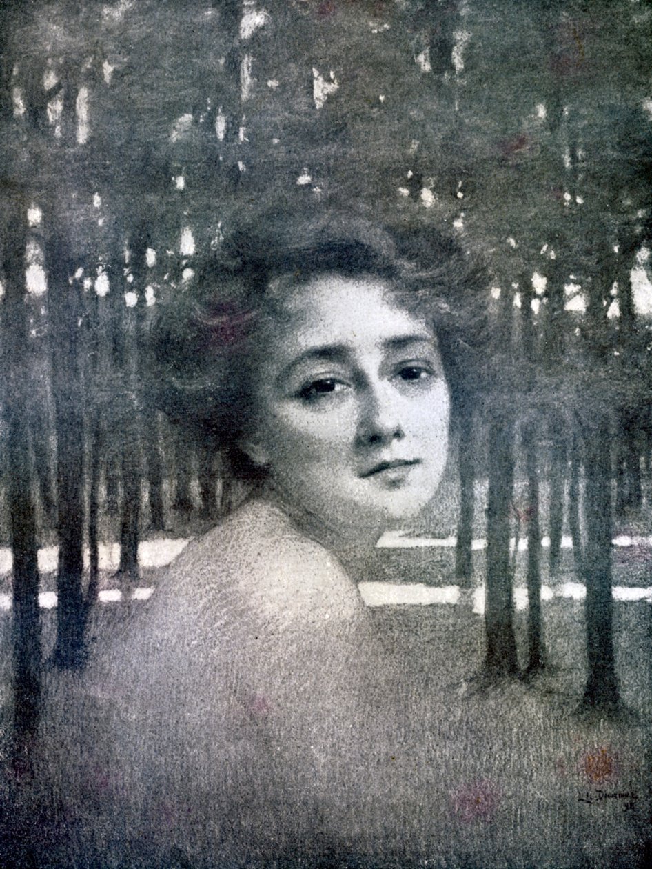 Retrato de uma mulher, 1898 de Unbekannt